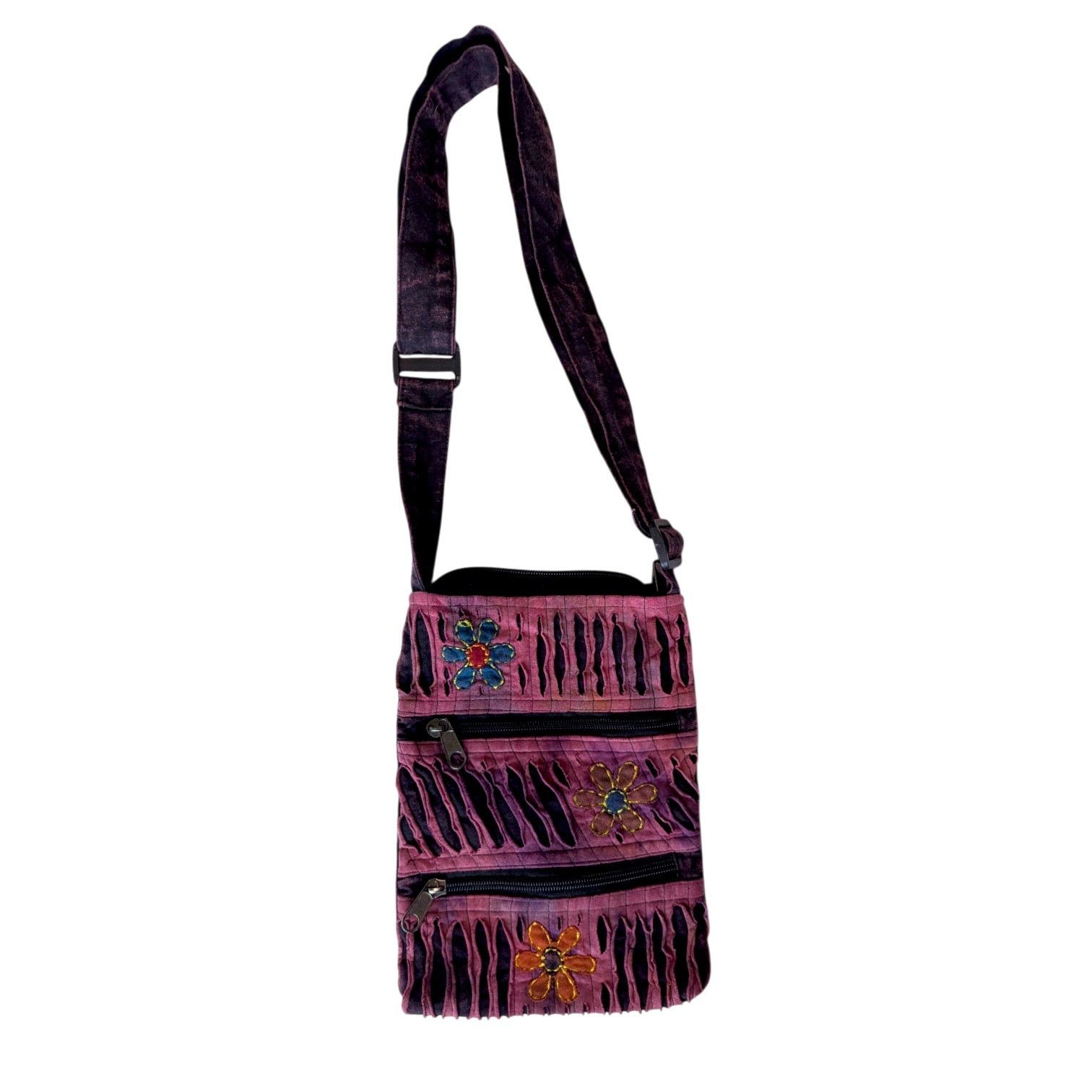 Banks Journal The Collection Royal Cotton Nepal Floral Dyed Crossbody Bag Size ONE SIZE - 2 Thumbnail