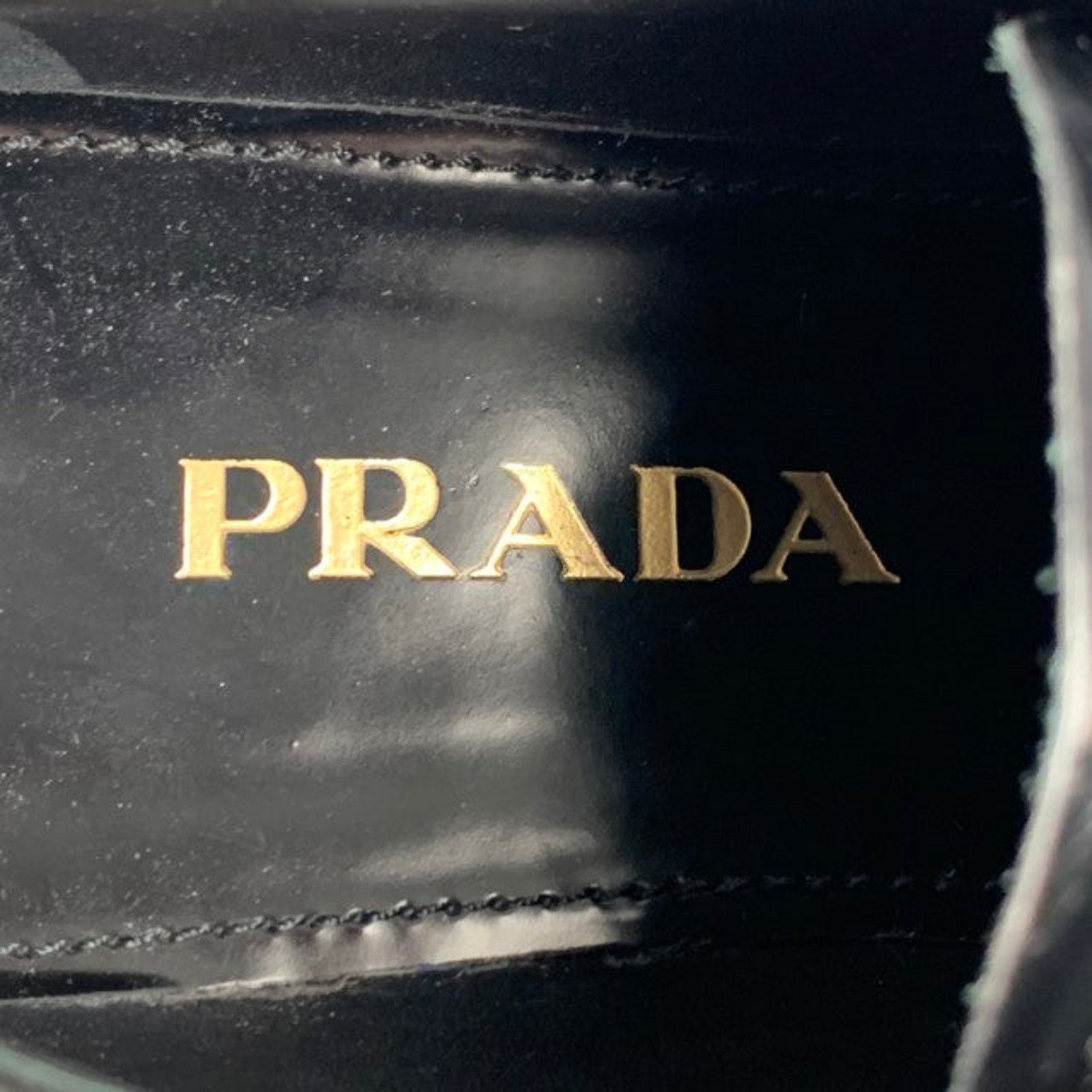 Prada PRADA Size 6.5 Black White Blue Perforated Wingtip Shoes Size US 6.5 / IT 36.5 - 7 Thumbnail