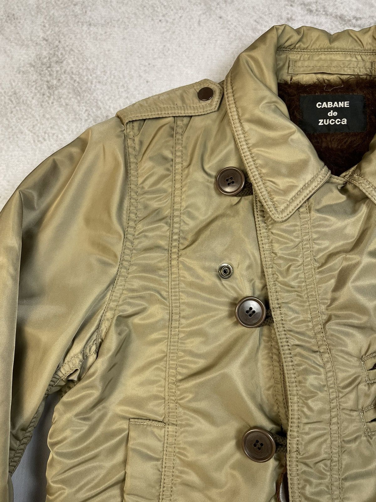 CABANE de ZUCCa AW05 Alpaca Fur Lined Rider Jacket Size US S / EU 44-46 / 1 - 7 Thumbnail