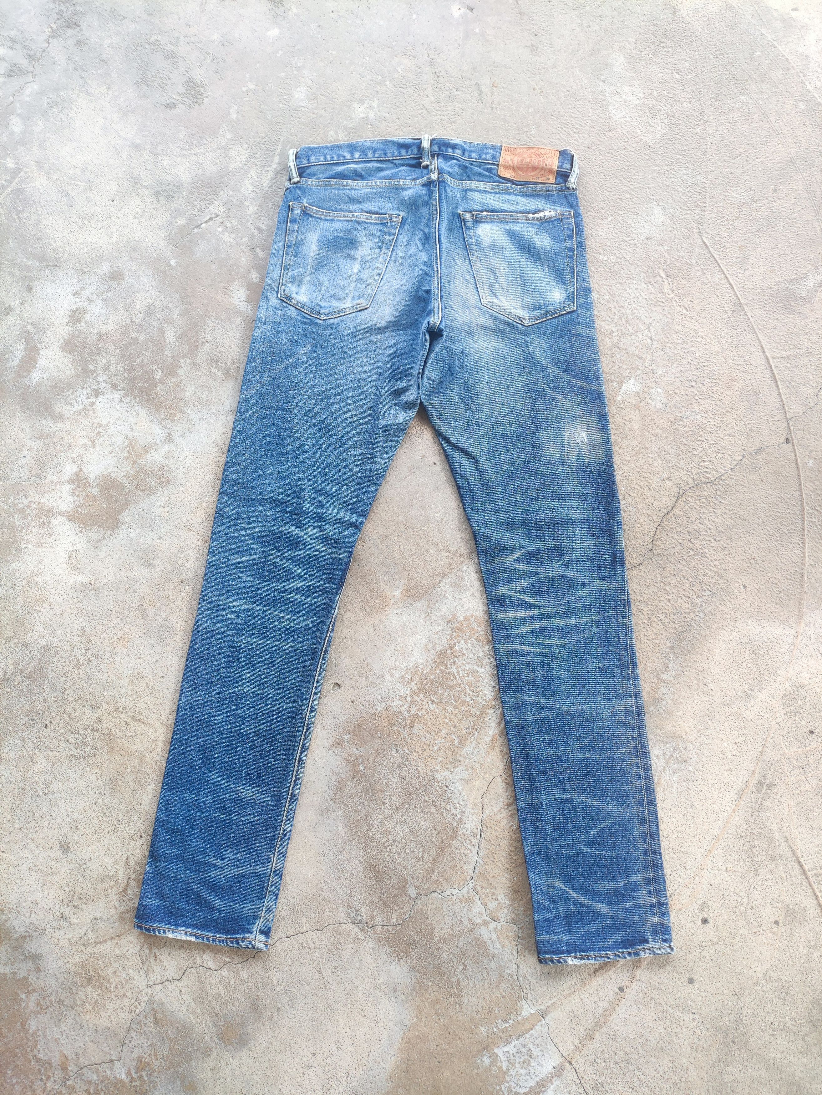 Japanese Brand Vintage Japanese Brand Faded Distressed Denim Pants Size US 32 / EU 48 - 9 Thumbnail