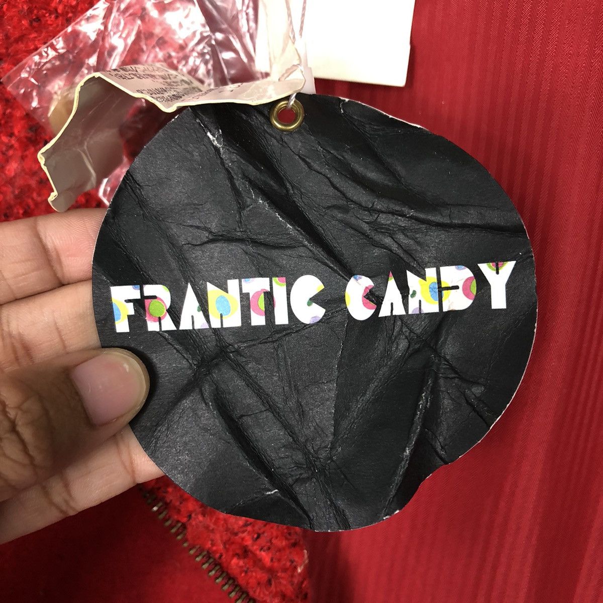 Japanese Brand Frantic Candy Red Wool Moto Jacket with Belt Issey Miyake Size M / US 6-8 / IT 42-44 - 24 Thumbnail