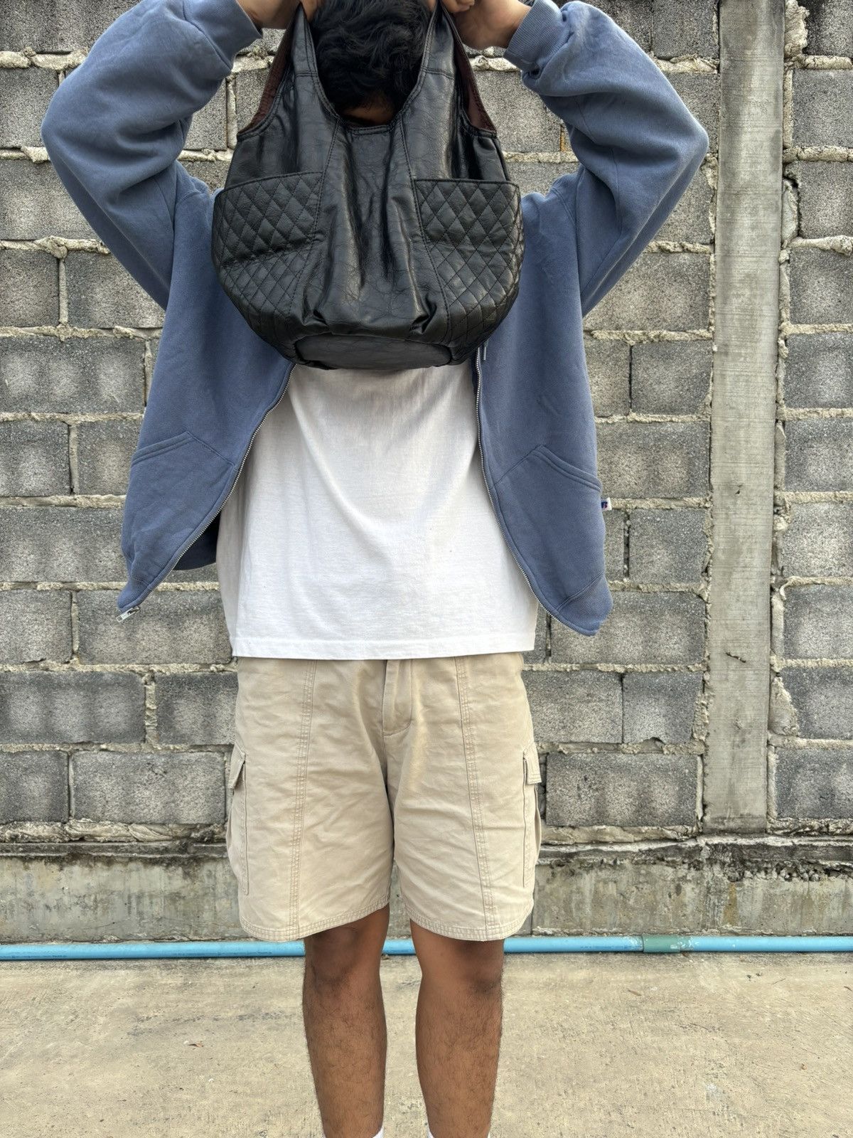 Japanese Brand 🥷🏿 Leather Tote Shoulder Bag Size ONE SIZE - 4 Thumbnail