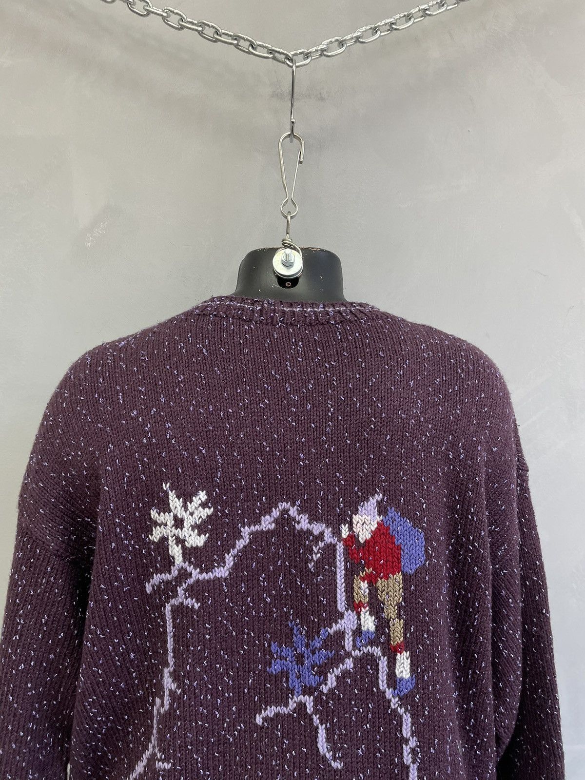 Lacoste Vintage purple knit sweater rare lacoste style y2k style Size US L / EU 52-54 / 3 - 8 Thumbnail