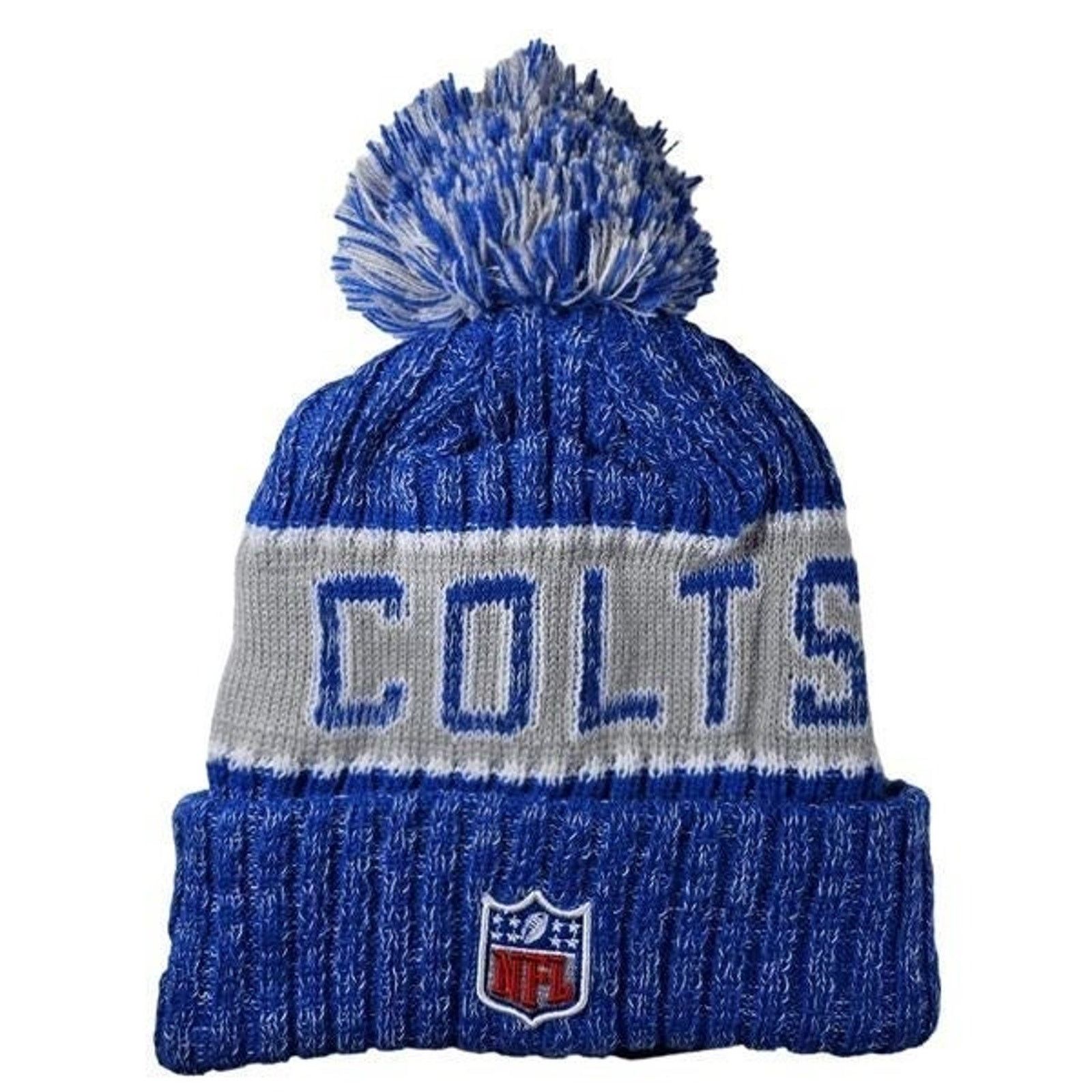 Other NWT Indianapolis Colts Sports Knit Pom Beanie Fleece Lined Size ONE SIZE - 3 Thumbnail