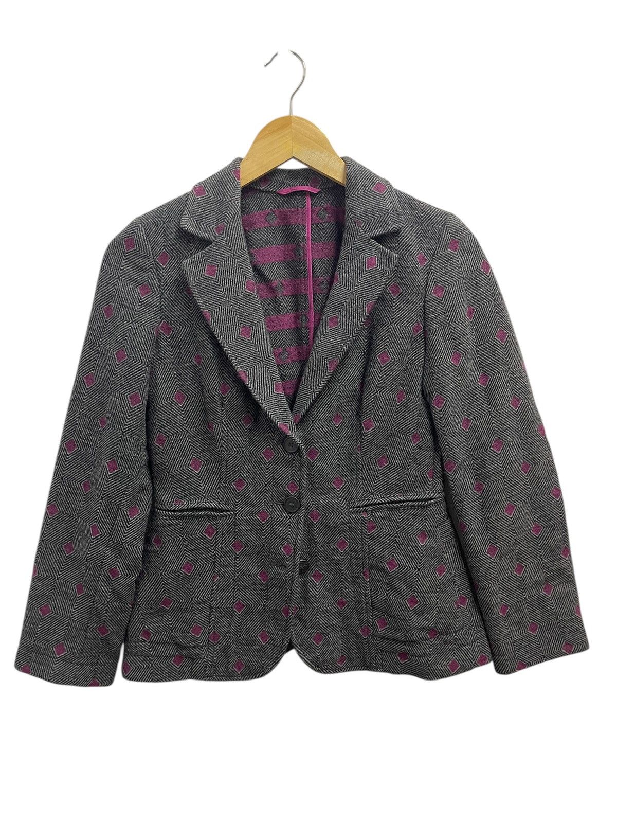 Etro Vintage ETRO Wool Jacket Italy Size S / US 4 / IT 40 - 1 Thumbnail