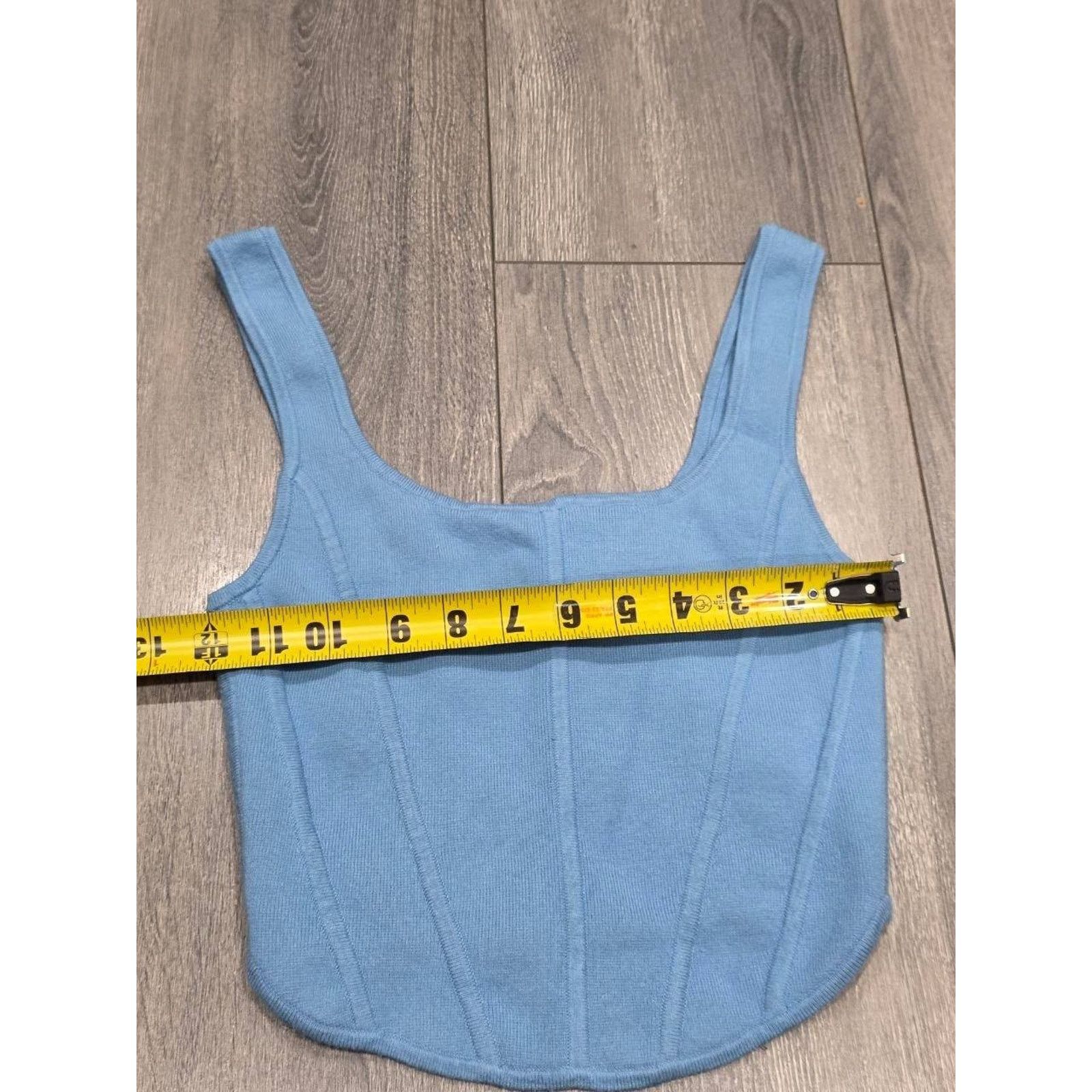 & Other Stories Aritizia Wilfrede Top Y2K Blue Medium A003334 Size M / US 6-8 / IT 42-44 - 5 Thumbnail