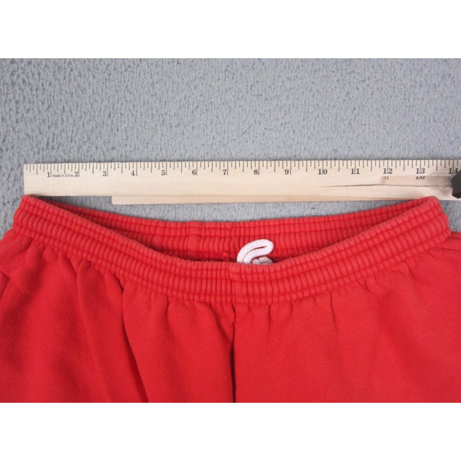 Russell Athletic VINTAGE Russell Sweatpants Mens L Red Fleece Made in USA 90s Sweatpants Pants Basketball Jogger Elastic Waist Size US 33 - 7 Thumbnail
