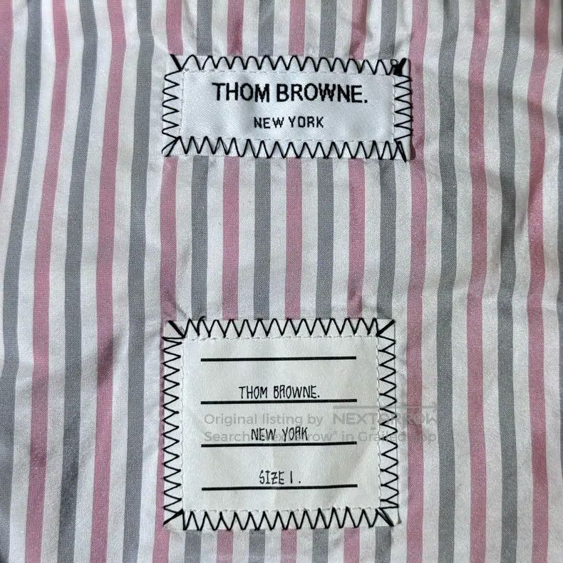 Thom Browne Thom Browne Classic red hoodie with ribbed pattern and dow Size US S / EU 44-46 / 1 - 6 Thumbnail