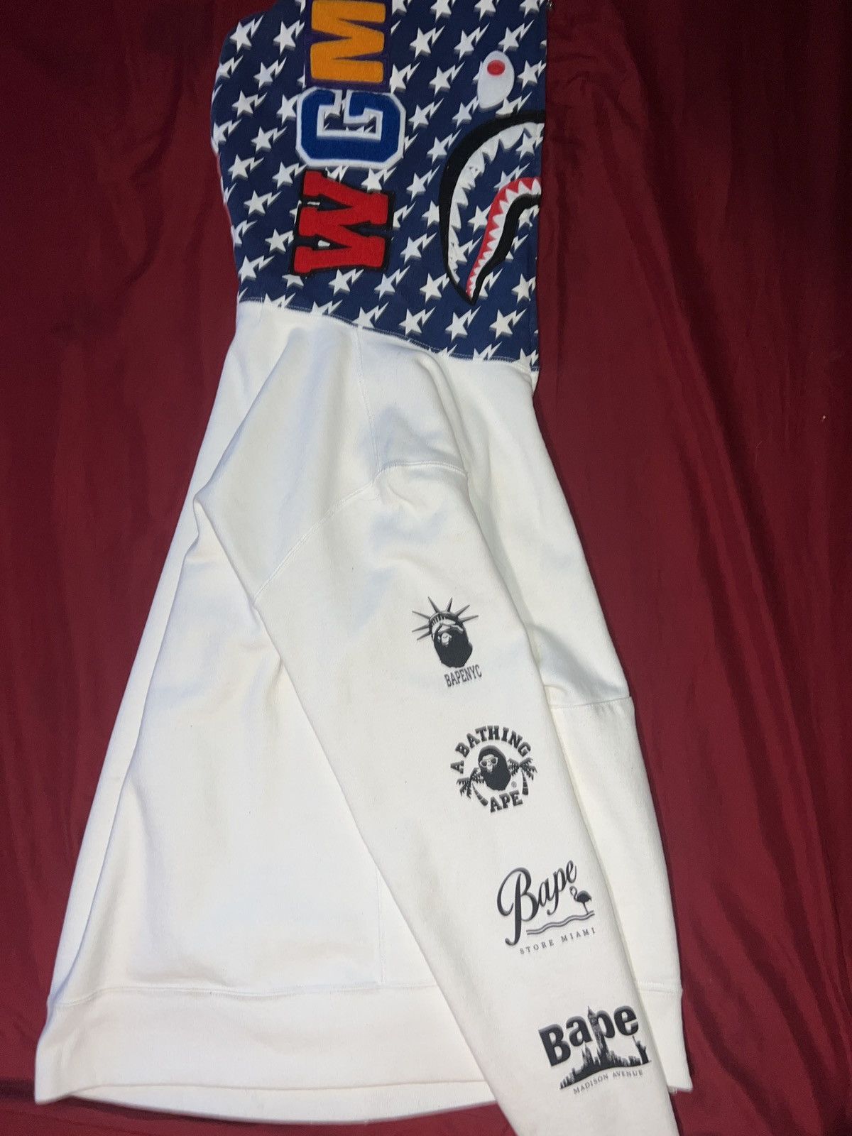 Bape BAPE USA Flag Hoodie Size US L / EU 52-54 / 3 - 2 Thumbnail