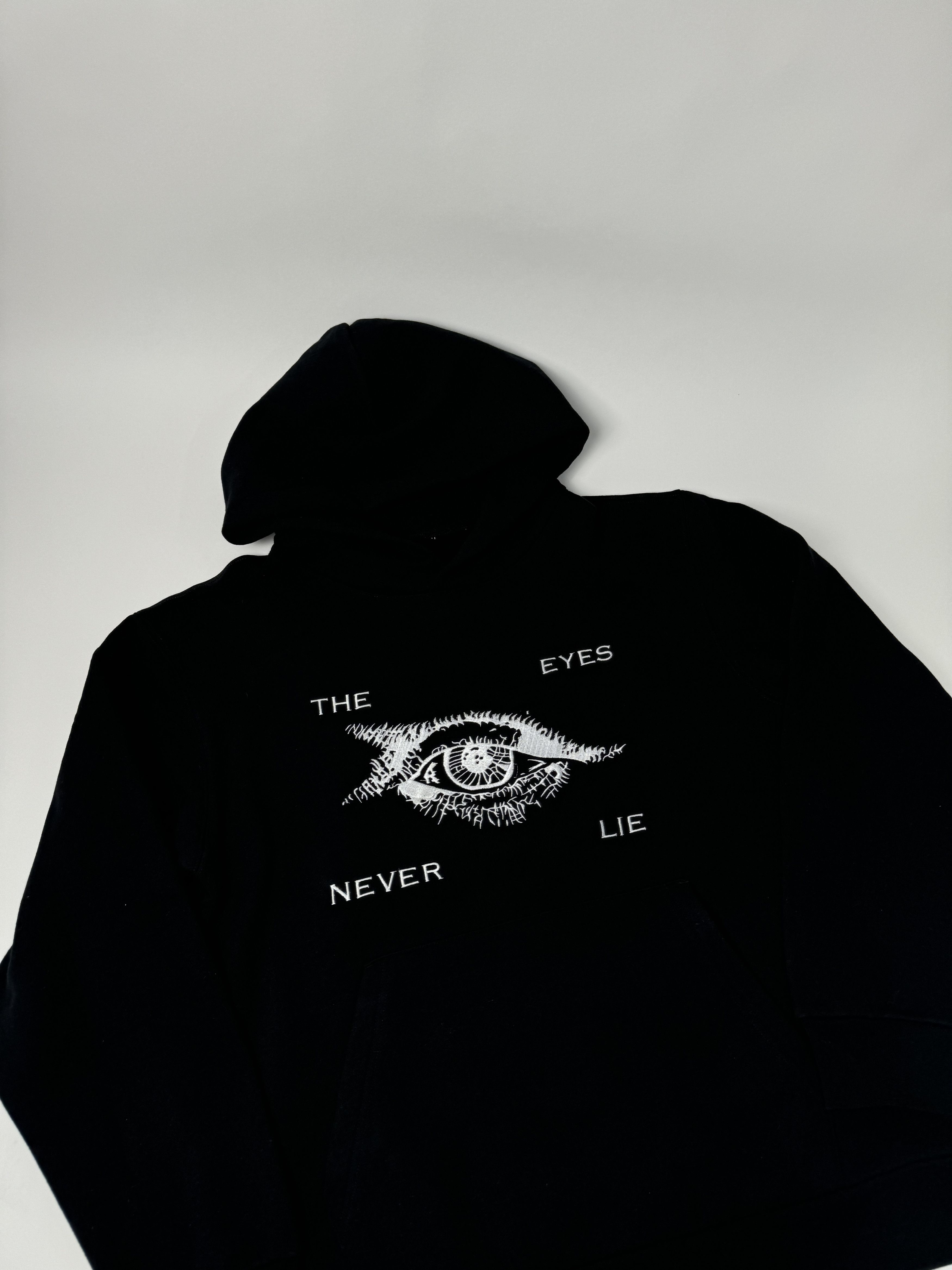 Prolific Eyes Never Lie Hoodie Black Embroidered Size US XL / EU 56 / 4 - 2 Thumbnail