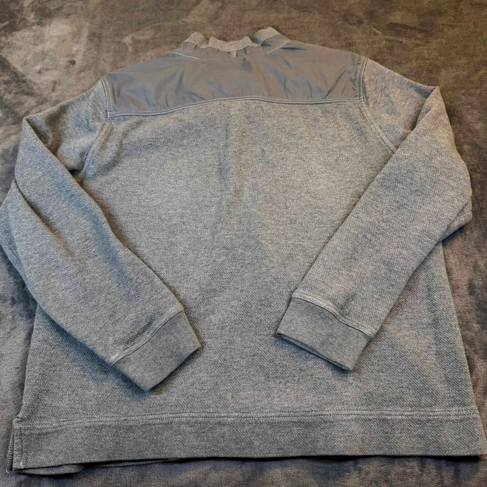 Tommy Bahama Tommy Bahama Quarter Zip Sweater Mens Medium Gray Cotton Pullover Size US M / EU 48-50 / 2 - 4 Thumbnail
