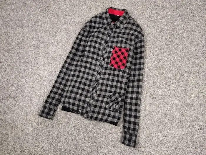 Flannel Vintage Flannel Shirt Plaid Checkered Travis Scott Style Size US M / EU 48-50 / 2 - 3 Thumbnail