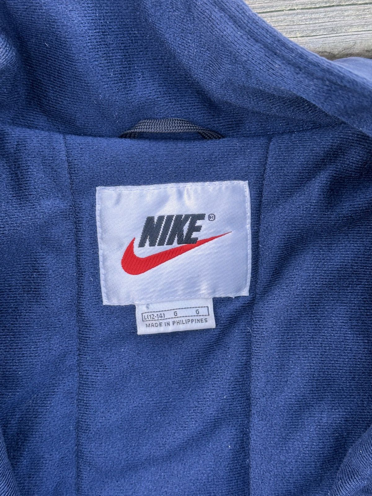 Nike × Vintage Vintage 90s Nike Puffer Jacket Size L / US 10 / IT 46 - 5 Thumbnail