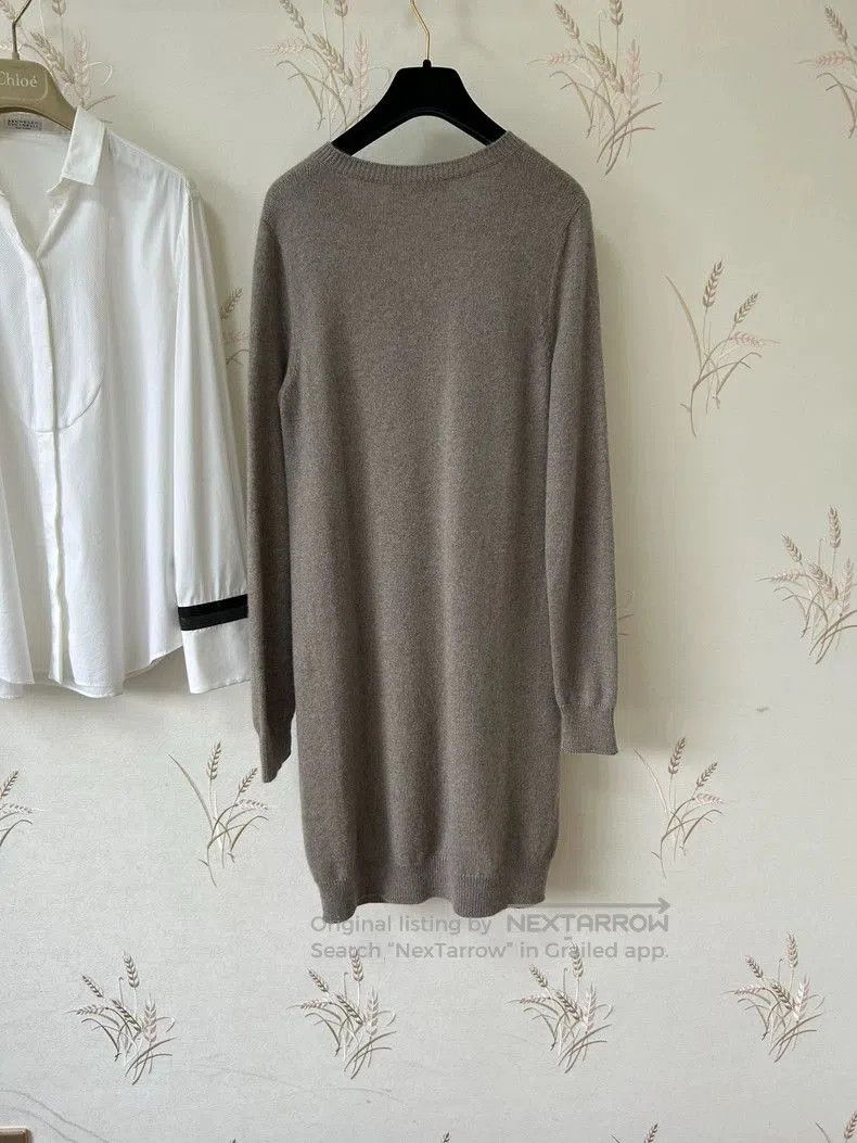 Loro Piana Loro Piana Cashmere Knit Dress. Size US M / EU 48-50 / 2 - 2 Thumbnail