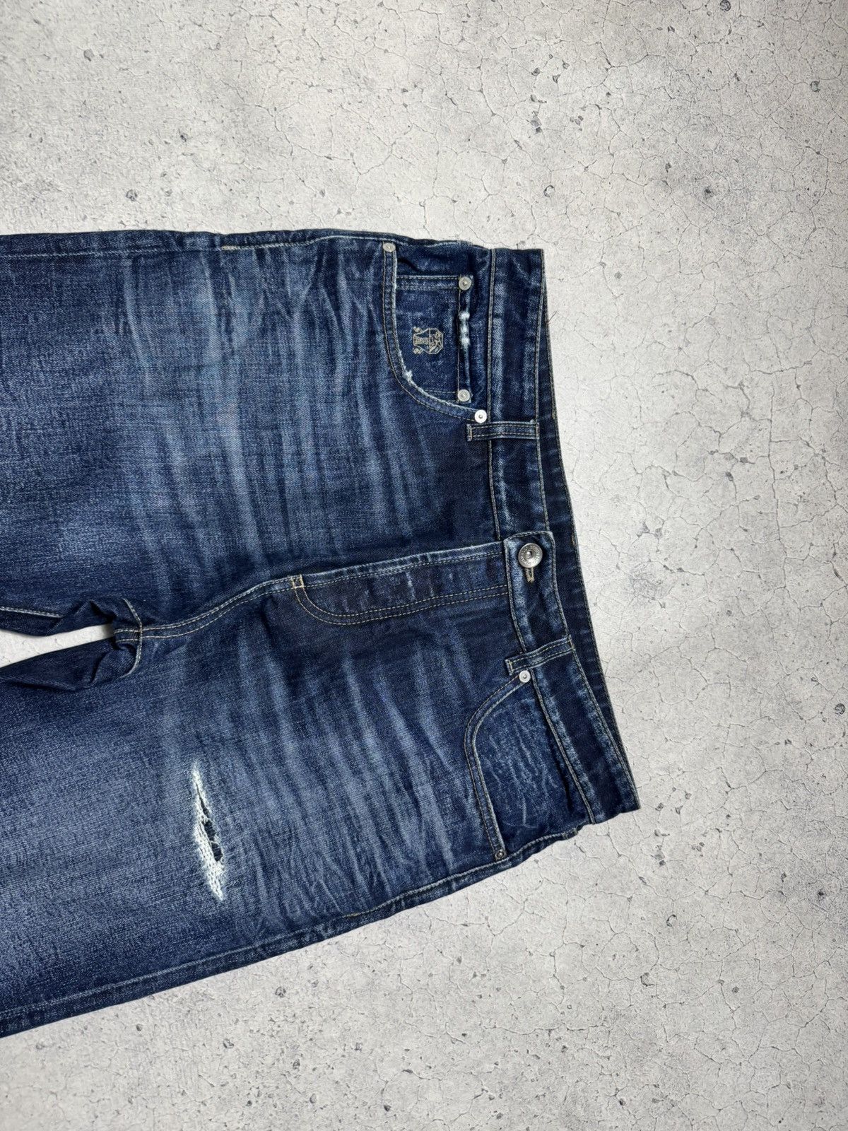 Brunello Cucinelli Brunello Cucinelli Luxury Denim Jeans Vintage Navy Size US 34 / EU 50 - 4 Thumbnail