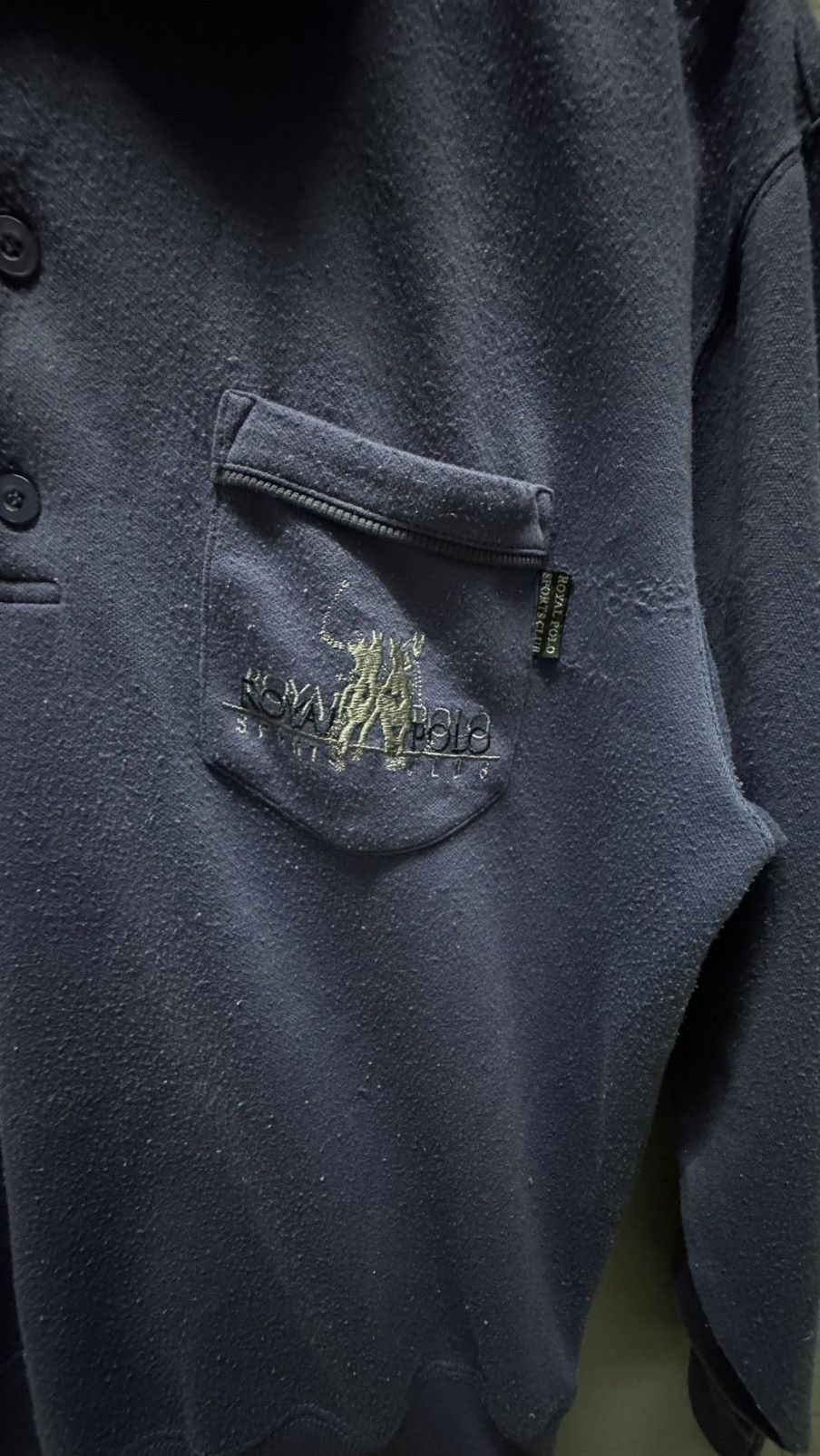 Japanese Brand × Vintage Sweatshirt Royal Polo Sport Club Size US M / EU 48-50 / 2 - 4 Thumbnail