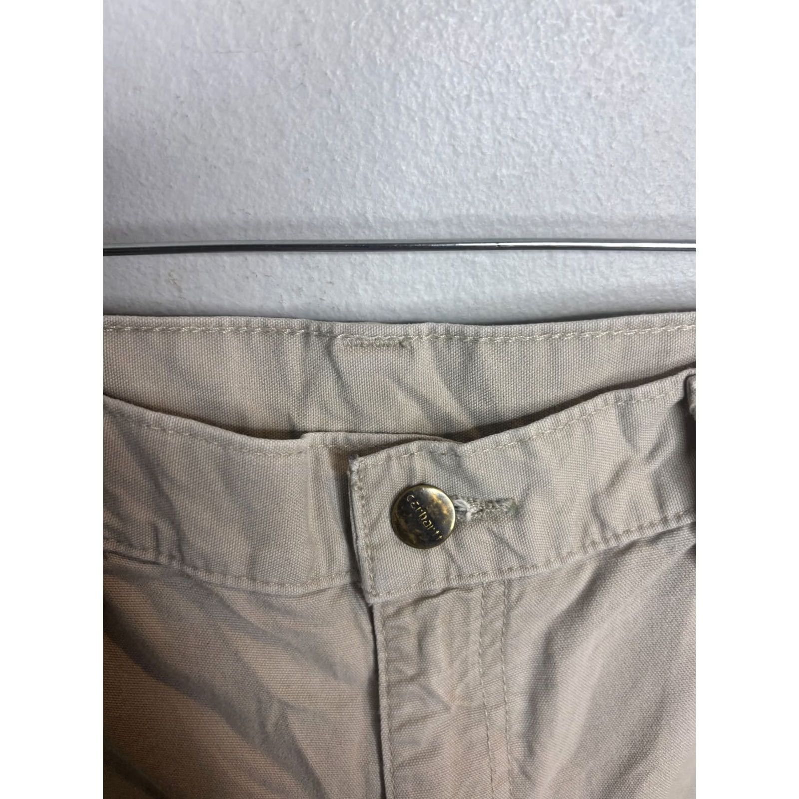 Carhartt Carhartt Shorts Mens 48 Carpenter B147 Tan Workwear 90s American Outdoor Size US 32 / EU 48 - 4 Thumbnail