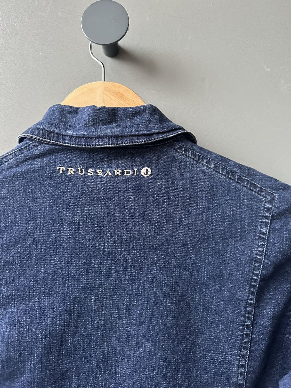 Trussardi Trussardi Y2K Denim Jacket Size 42 Size M / US 6-8 / IT 42-44 - 5 Thumbnail