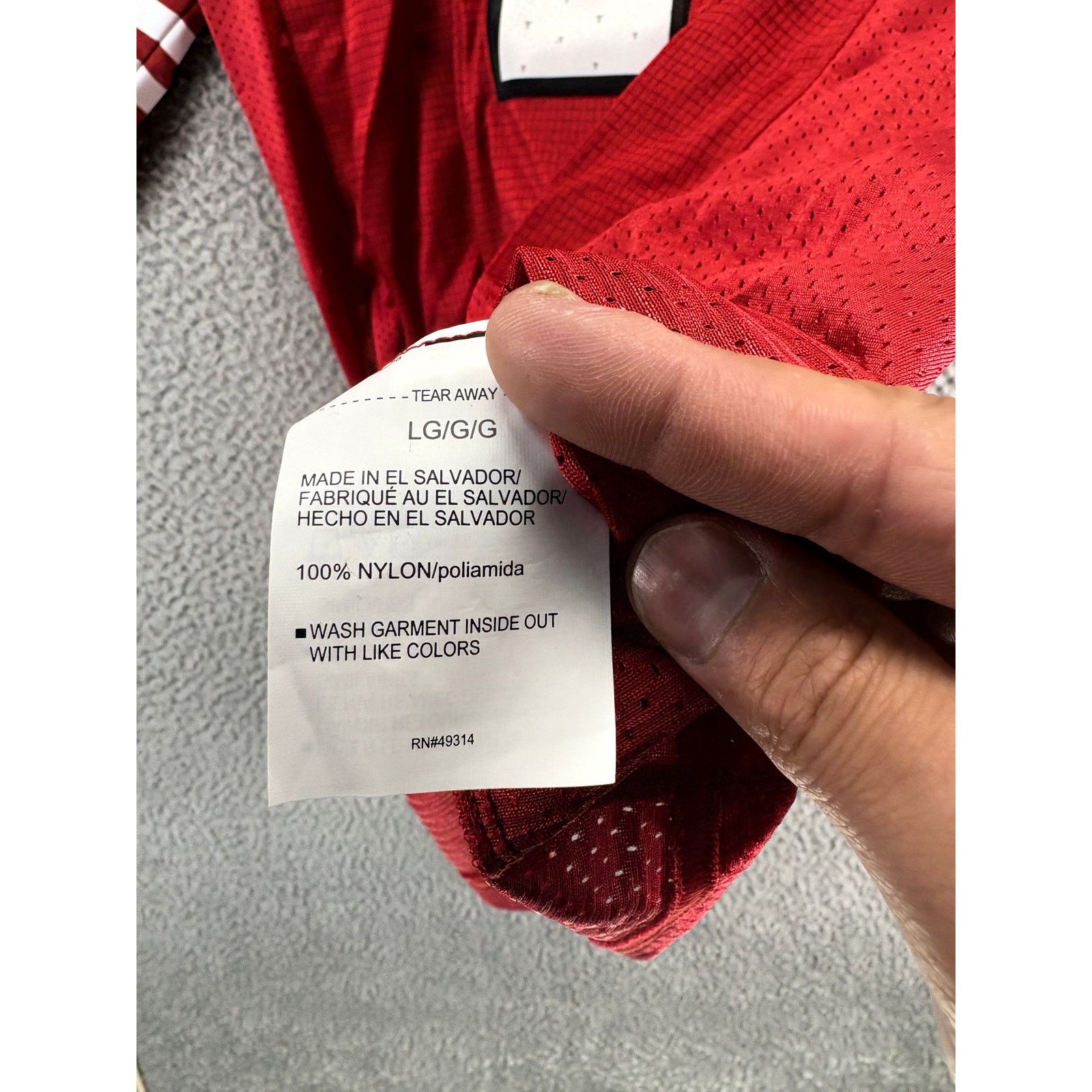 Under Armour Under Armour Texas Tech Raiders Football Jersey #1 Men Large Size US L / EU 52-54 / 3 - 9 Thumbnail