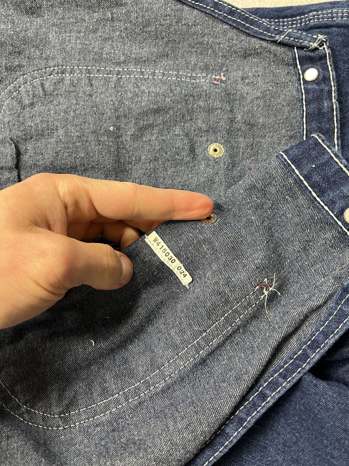 Dickies × Vintage Vintage Dickies Overall Carpenter Denim Jumpsuit Skate Rare Size US 32 / EU 48 - 9 Thumbnail