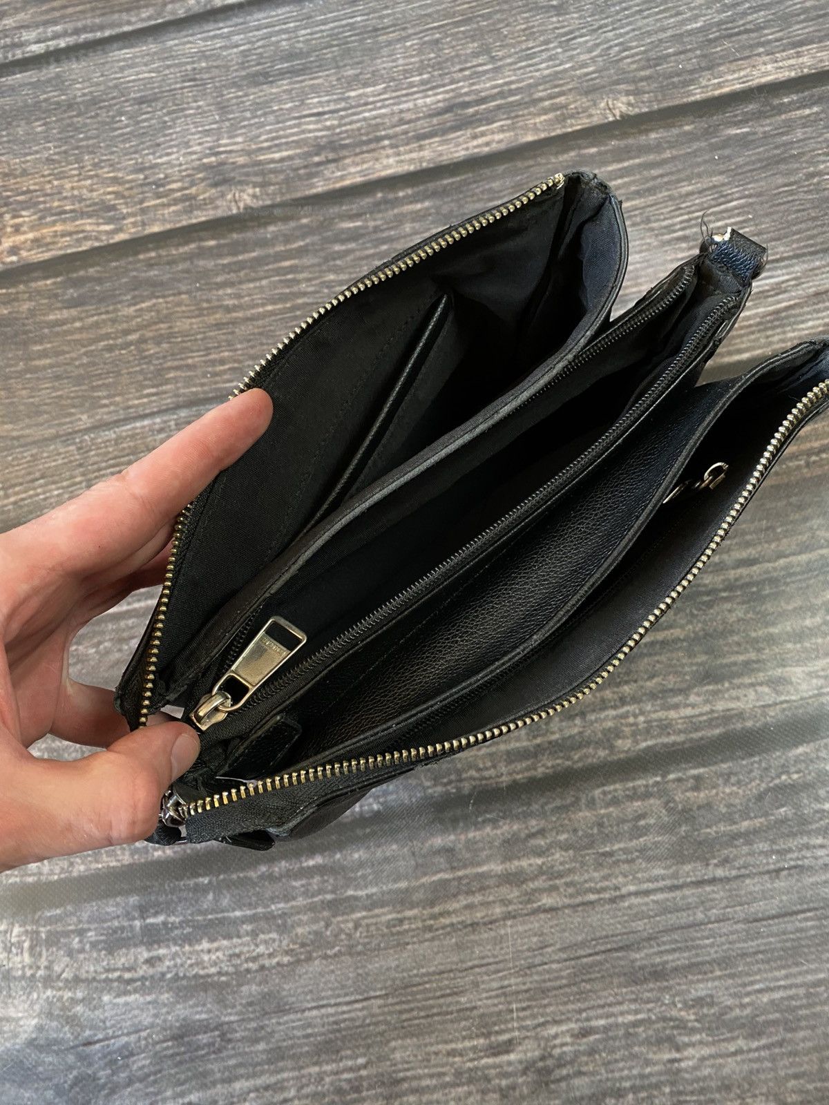 Dirk Bikkembergs Bikkembergs vintage leather mini bag clutch Size ONE SIZE - 5 Thumbnail