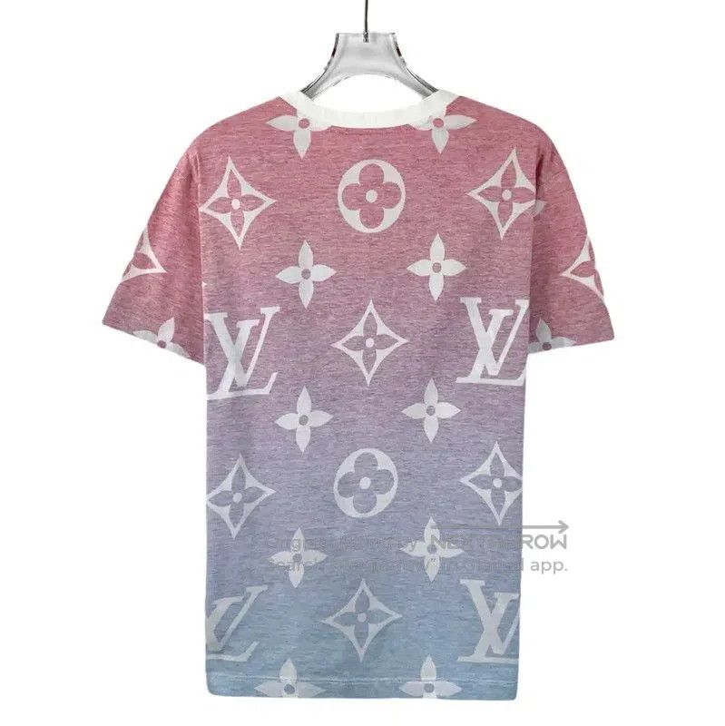 Louis Vuitton Louis Vuitton Color Block Cotton Women's T. Size L / US 10 / IT 46 - 2 Thumbnail