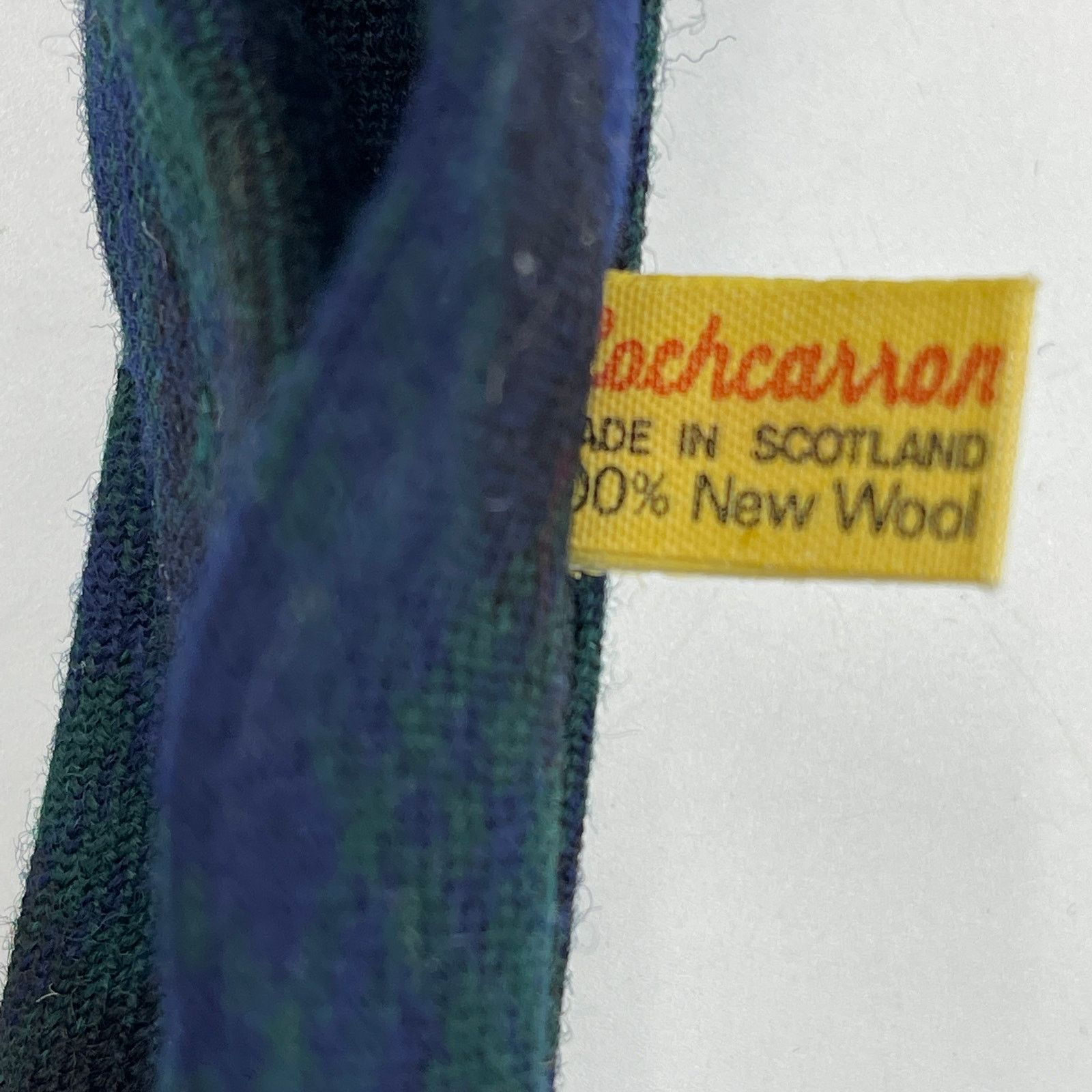 Vintage Lochcarron Scottish Wool Plaid Tie Blackwatch Tartan Vintage Size ONE SIZE - 2 Thumbnail
