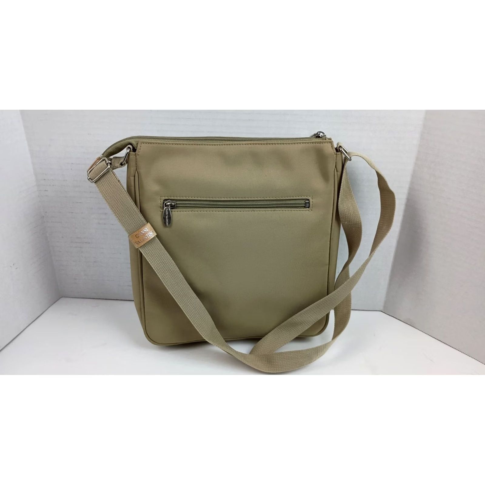 Valentino Valentino Nylon Crossbody Handbag Purse Tan Womens Size ONE SIZE - 4 Thumbnail
