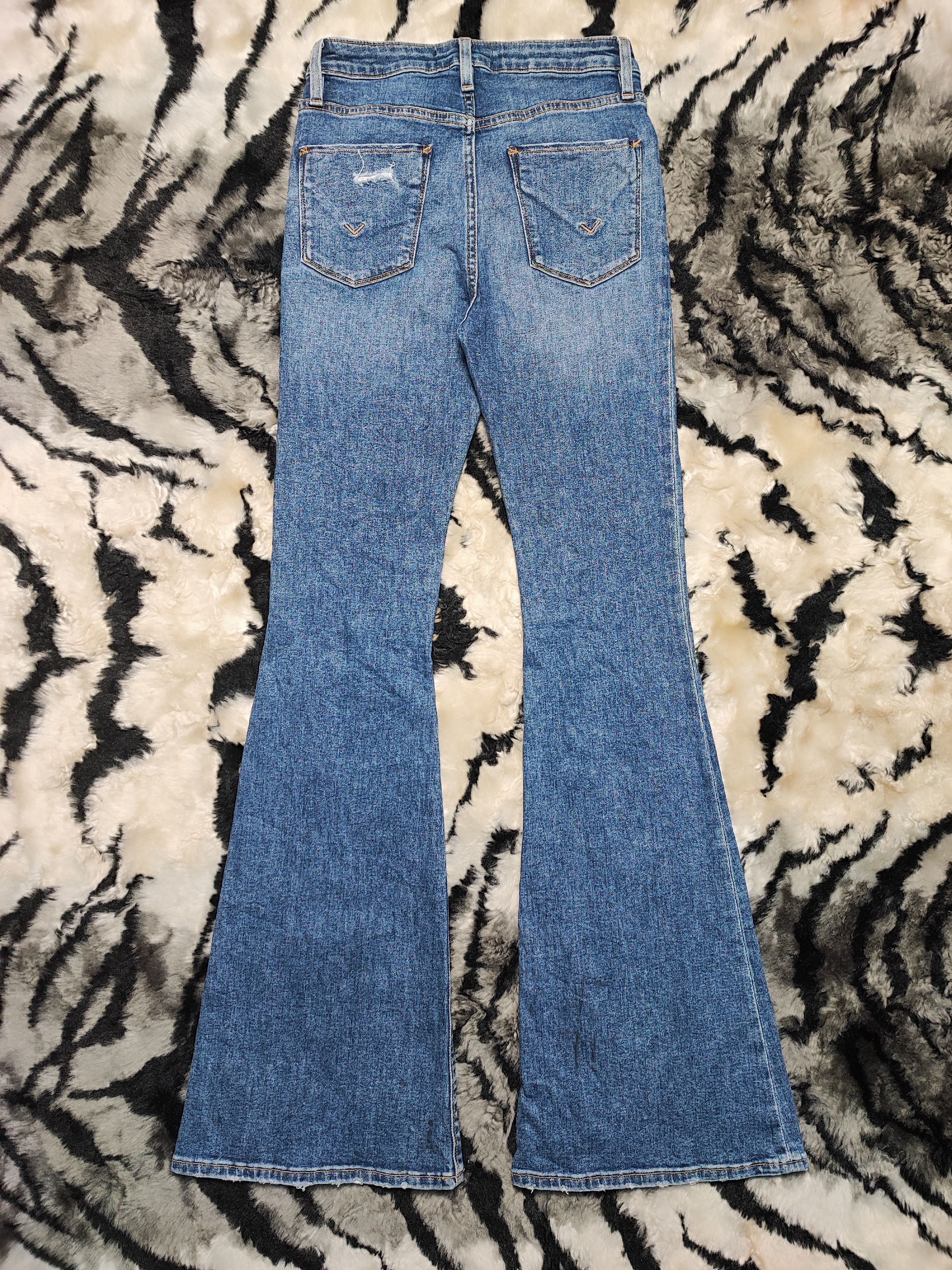 Hudson Hudson Jeans Kick Flare Distressed Denim Size 26" / US 2 / IT 38 - 8 Thumbnail