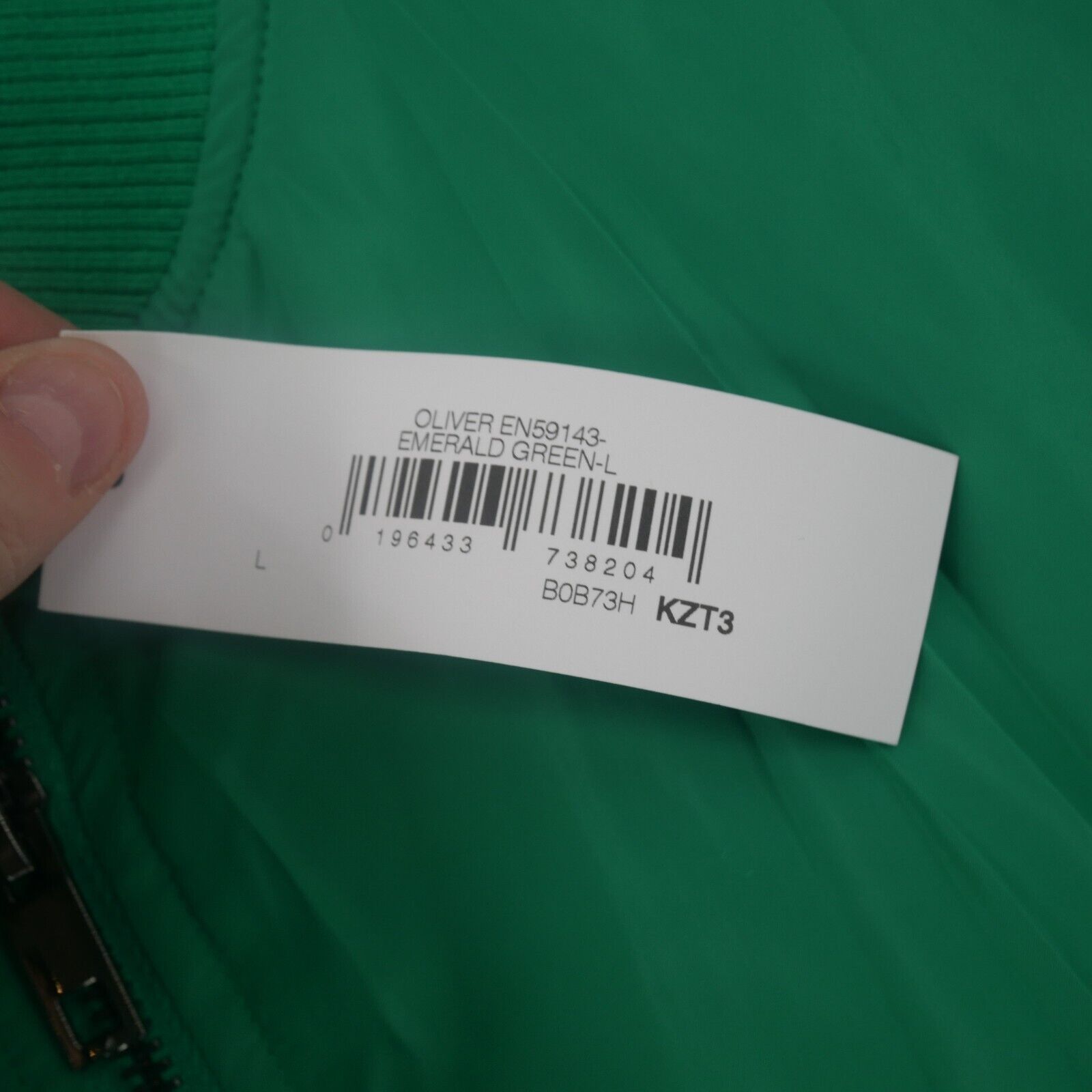 Other NEW The Drop Oliver Women's Large Nylon Bomber Jacket Green Size L / US 10 / IT 46 - 5 Thumbnail