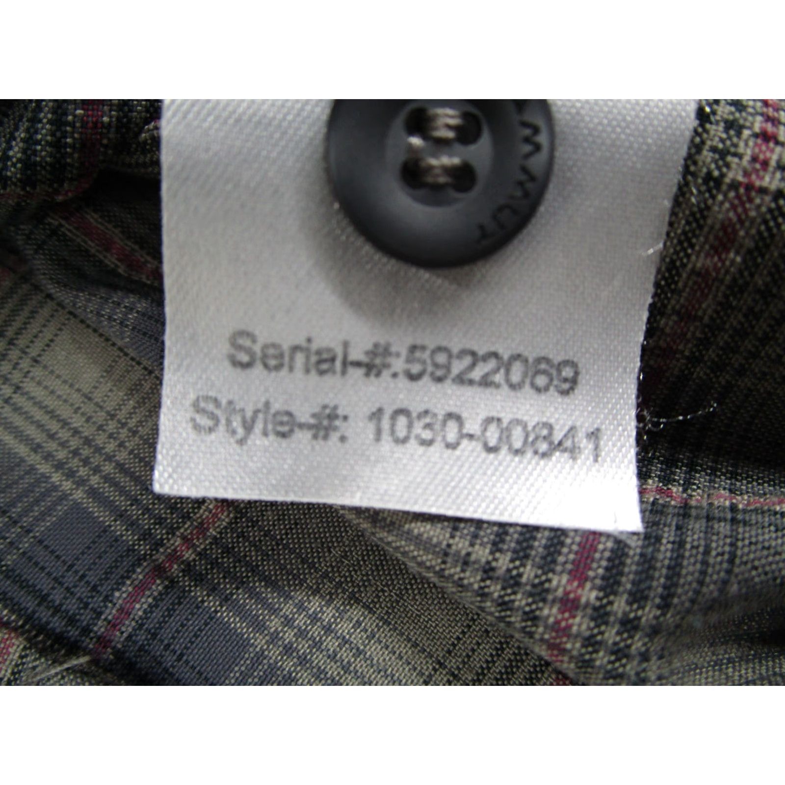 Mammut Mammut Shirt Mens Large Gray Plaid Short Sleeve Button Up Outdoor Hiking Casual Size US L / EU 52-54 / 3 - 3 Thumbnail