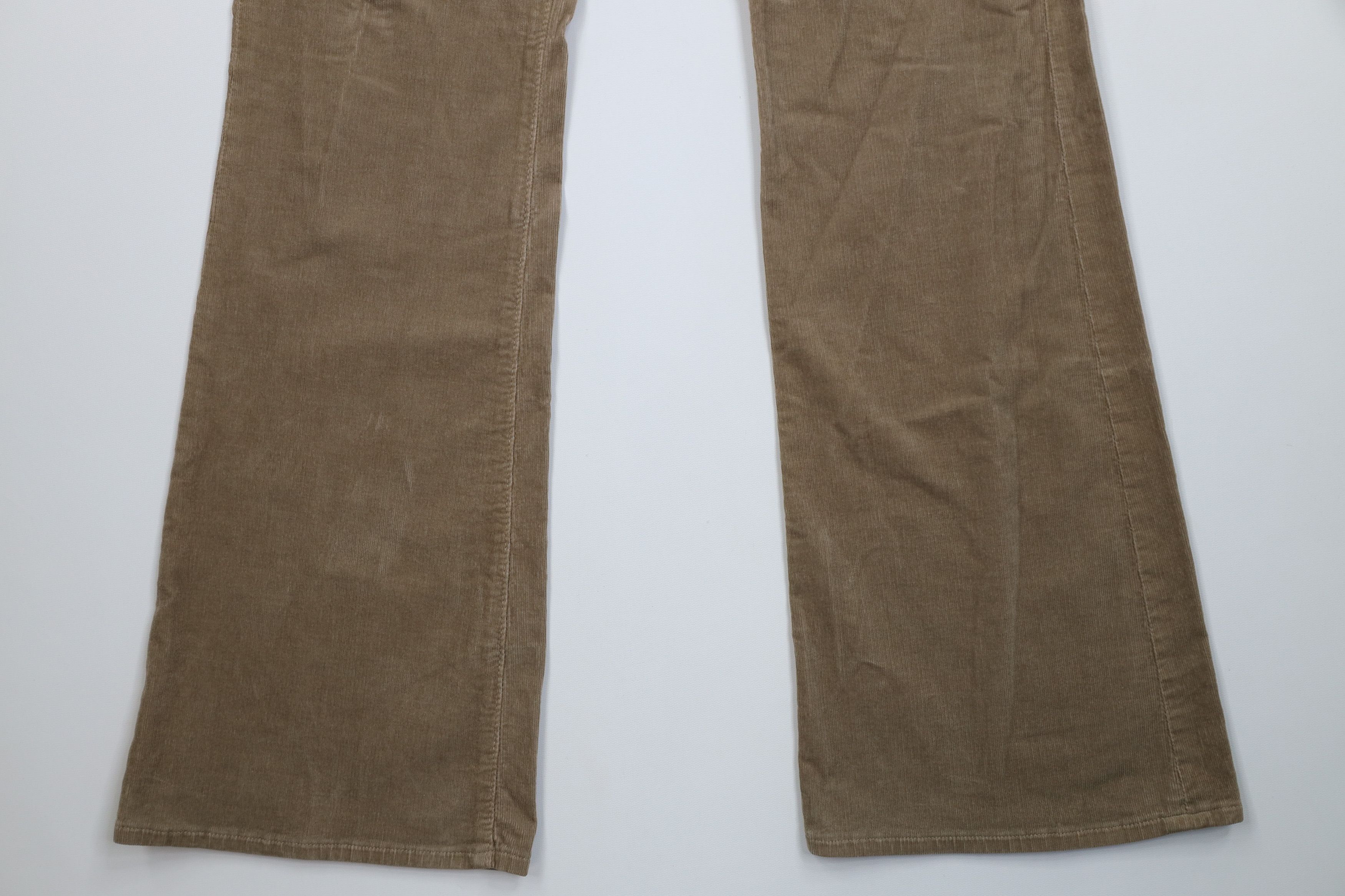 AG Adriano Goldschmied Adriano Goldschmied Stretch Flared Wide Leg Corduroy Pants Size 30" / US 8 / IT 44 - 4 Thumbnail