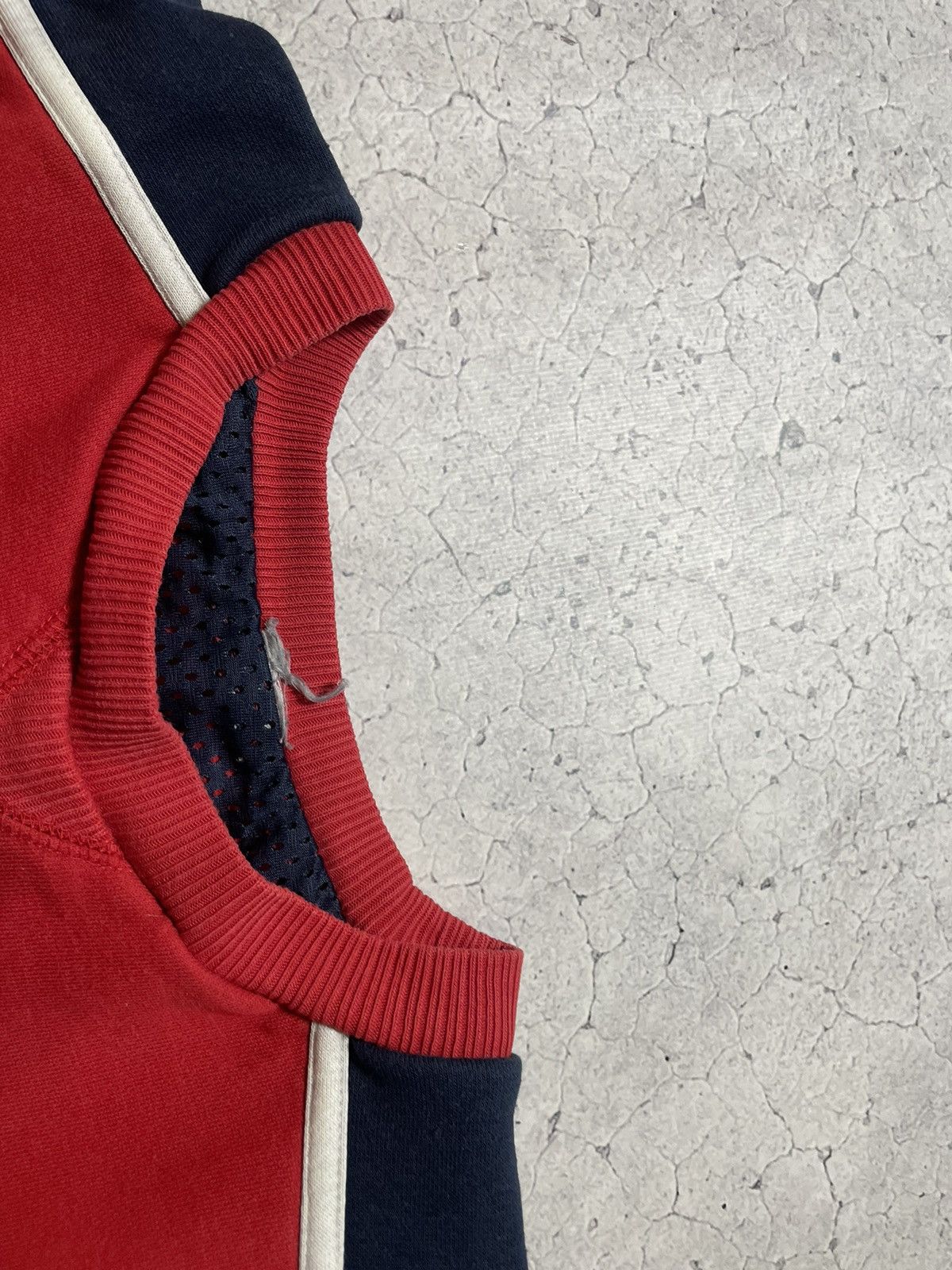 Nike Vintage Sweatshirt Nike Big Swoosh Logo Drill Y2K Size US XXL / EU 58 / 5 - 7 Thumbnail
