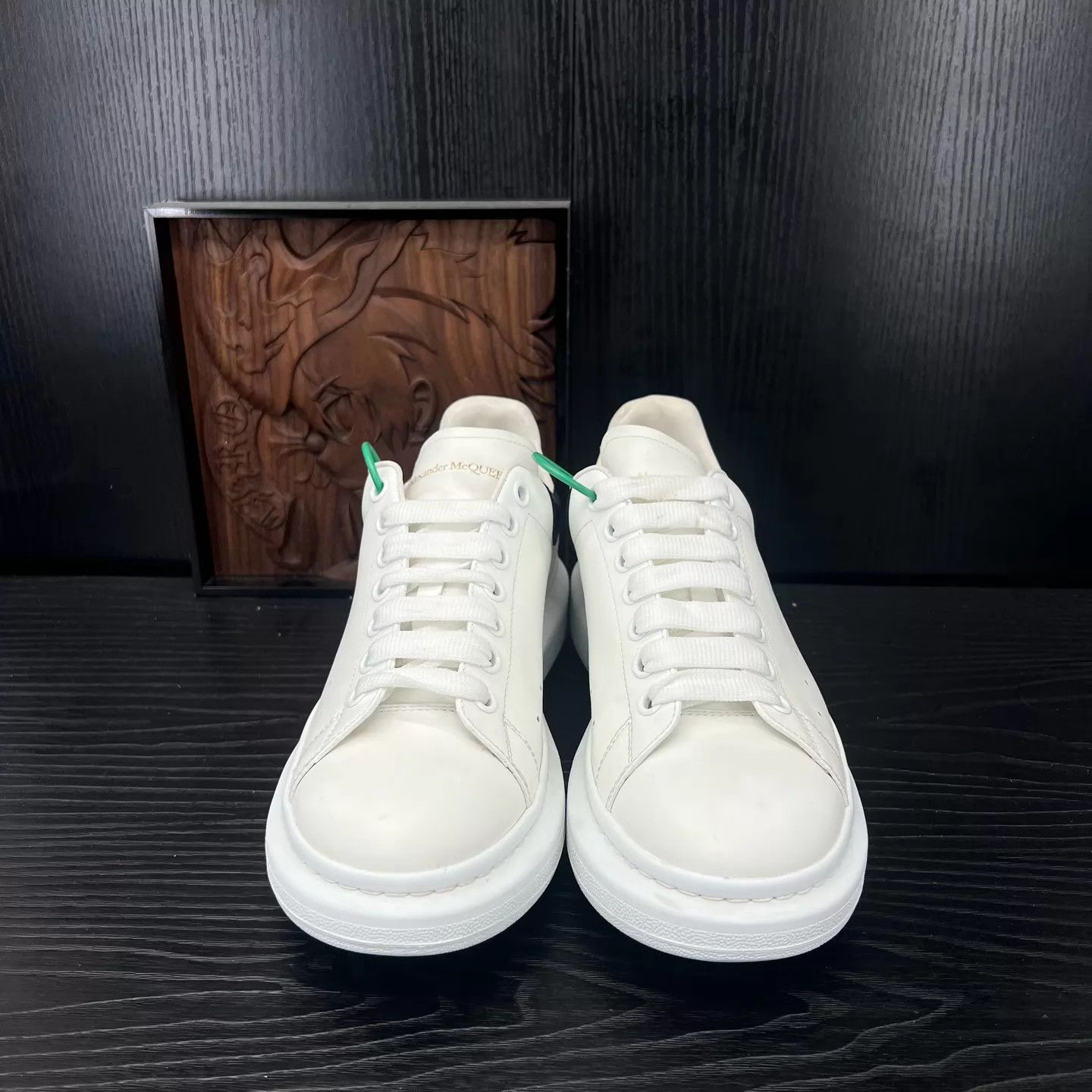 Alexander McQueen McQ Black Tail Smooth Calf Leather 42 Size US 9 / EU 42 - 4 Thumbnail