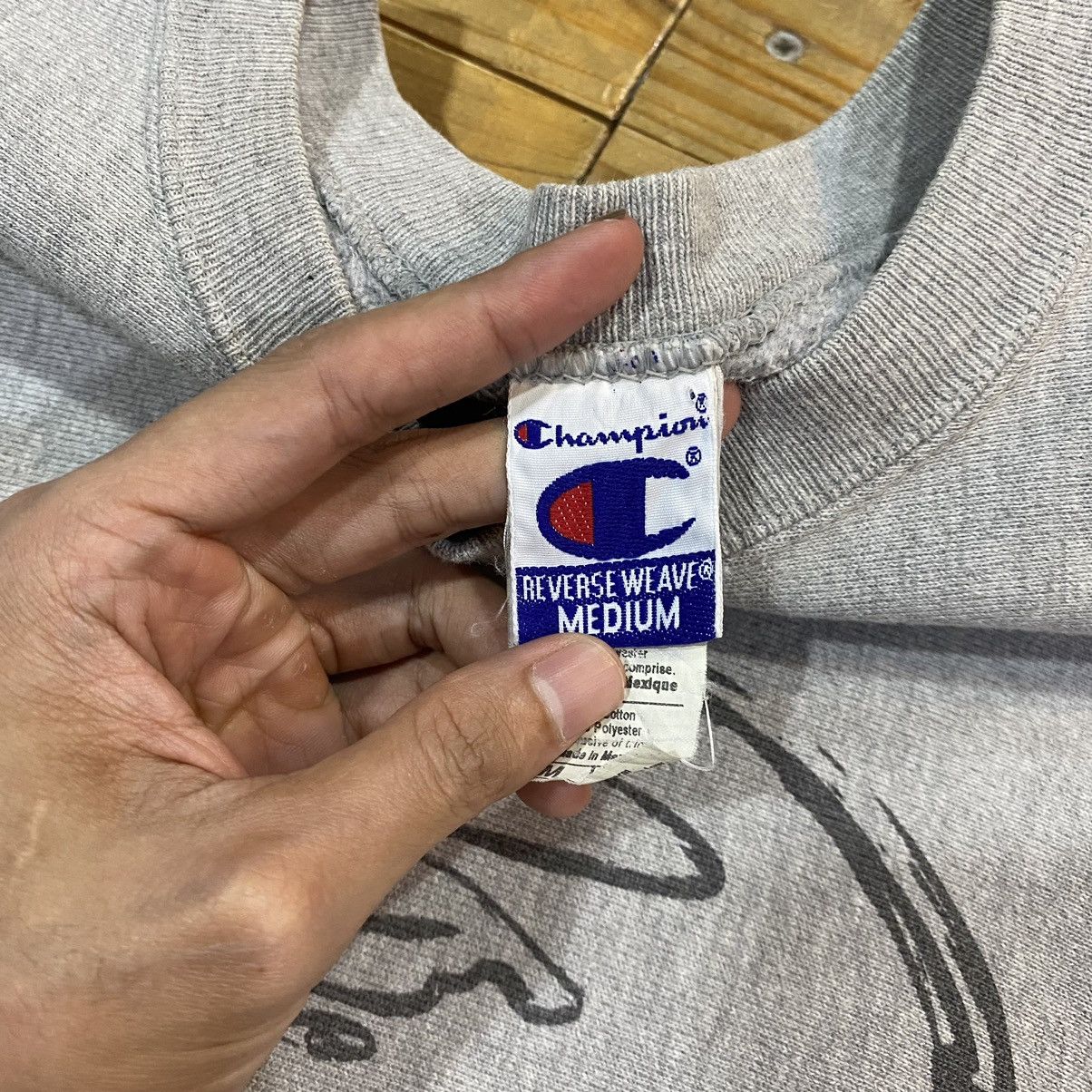 Bape × Champion 🔥VTG Bape x Champion Bape Good Ape reverse weave sweatshirt Size US M / EU 48-50 / 2 - 10 Thumbnail