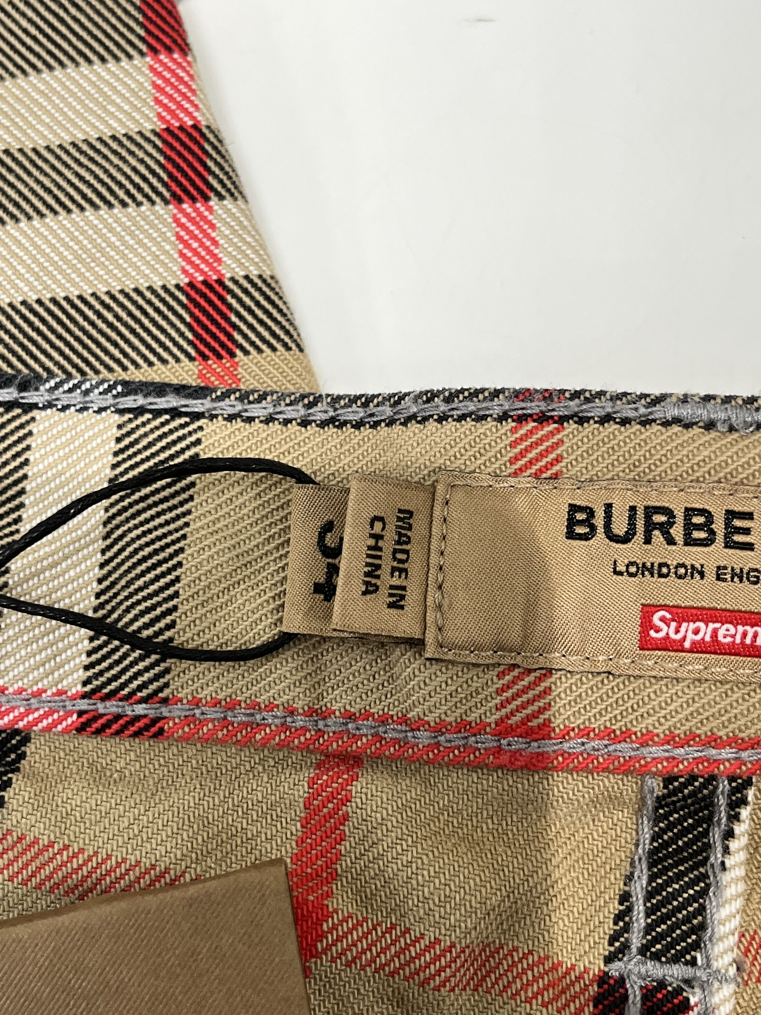 Burberry × Supreme Supreme x Burberry Regular Jean Beige Size US 34 / EU 50 - 8 Thumbnail