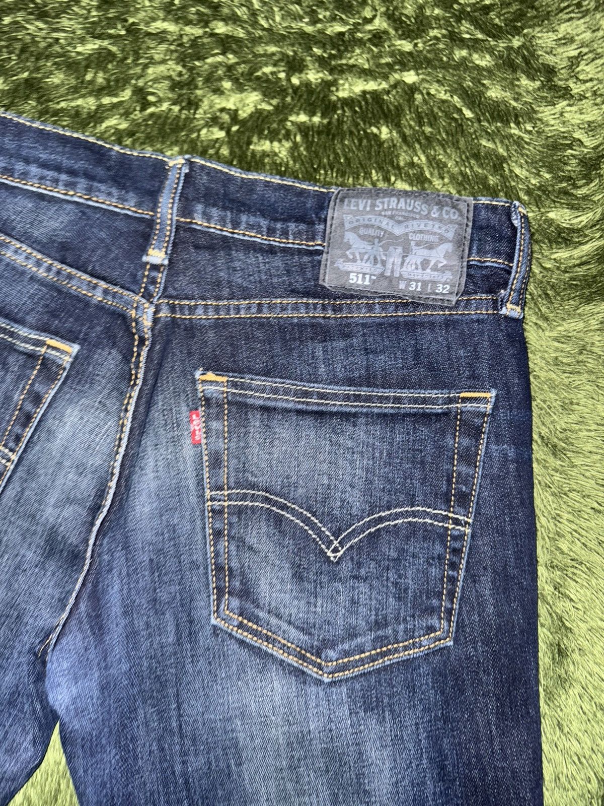 Levi's [W31/L32] Levi’s 511 Black Label Vintage Wash Denim Pants Size US 31 - 9 Thumbnail