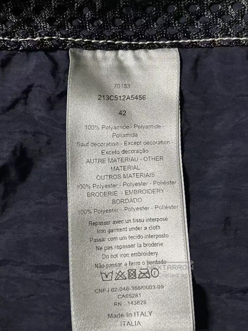 Dior Dior Embroidered Logo Navy Blue Shirt Jacket Size US XXS / EU 40 - 5 Thumbnail
