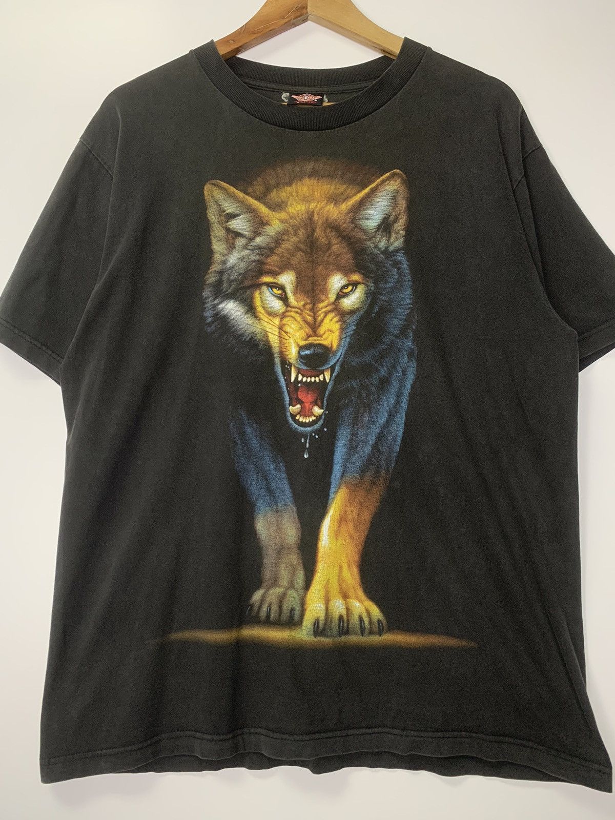 Vintage Vintage Rock Eagle T-Shirt Size US L / EU 52-54 / 3 - 2 Thumbnail