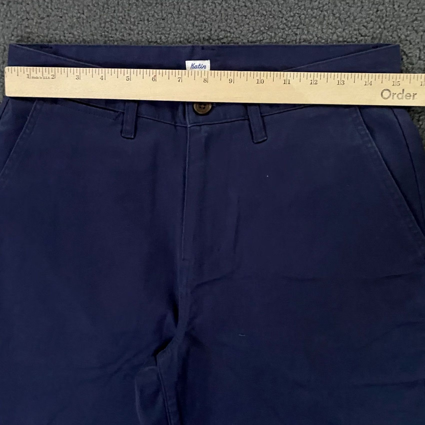 Katin Kraft Pant Chino Stretch Twill Skate Surf Blue Size 30x31 New Mens, Men's — image 2 of 6