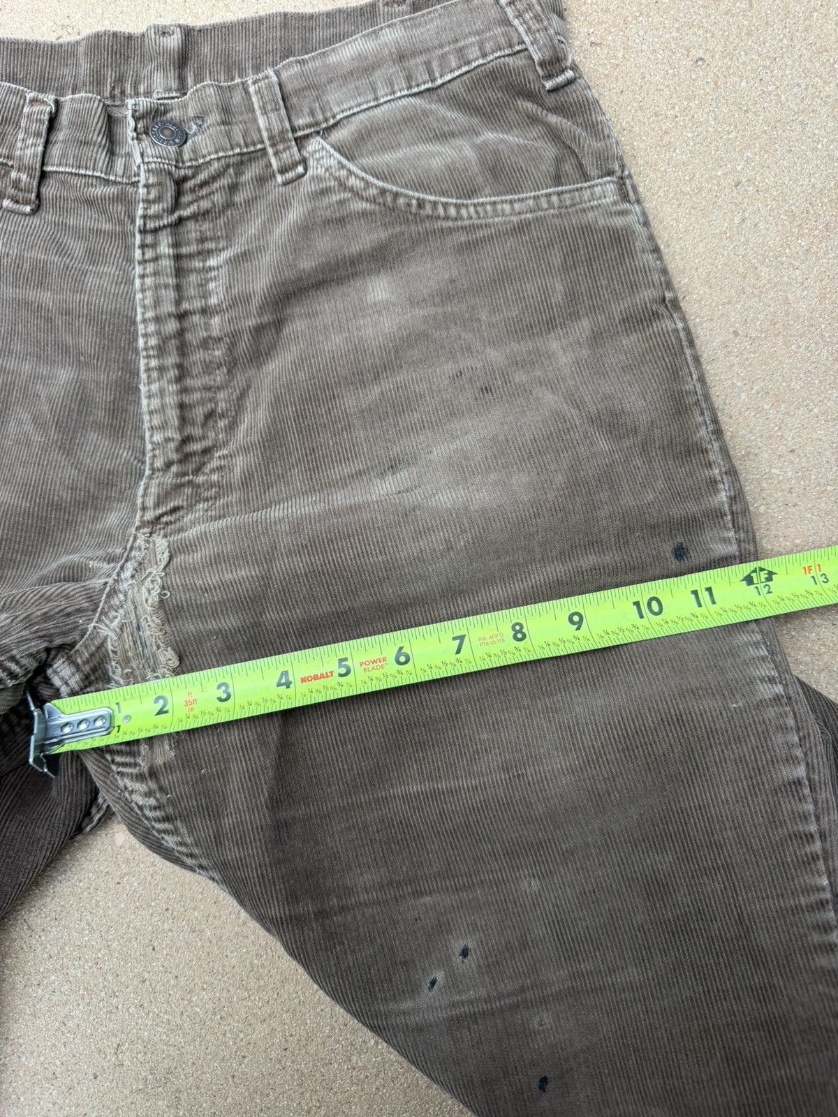 Levi's Vtg 70’s Levi’s 646 Flare Faded Brown Corduroy Pants 32x31 Size US 32 / EU 48 - 12 Thumbnail