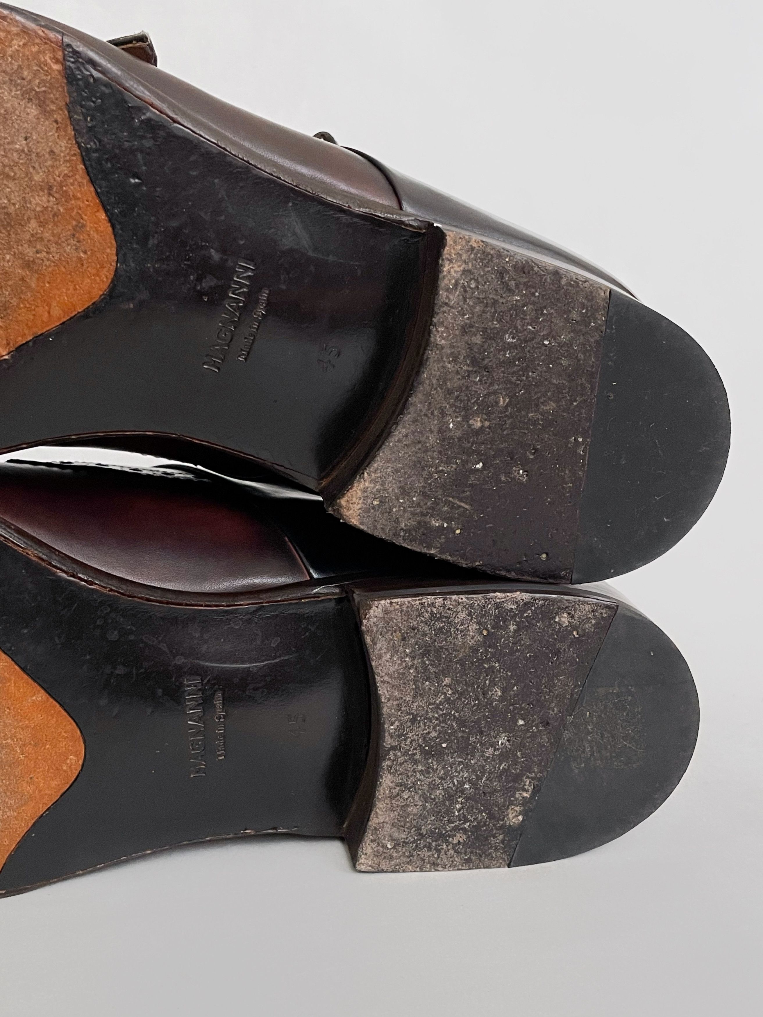 Magnanni Magnanni Casual double leather shoes Size US 12 / EU 45 - 9 Thumbnail