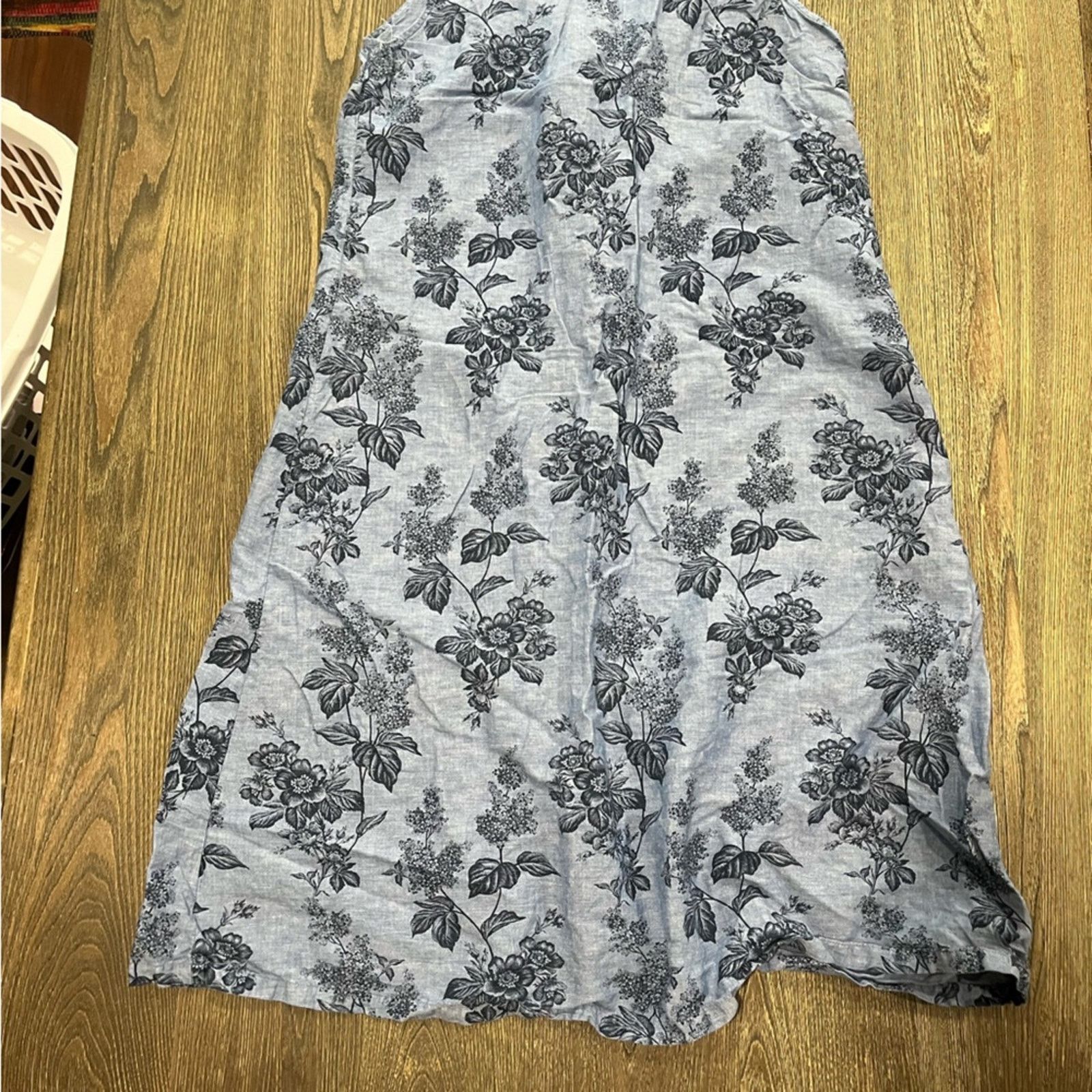 Vintage Liz Claiborne Midi Dress Sleeveles Button-Up Linen Size XXL Size XXL / US 16-18 / IT 52-54 - 6 Thumbnail