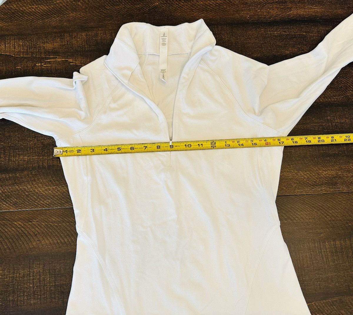 Lululemon Lululemon White Long Sleeve Quarter Zip Pullover Size 8 Size M / US 6-8 / IT 42-44 - 6 Thumbnail