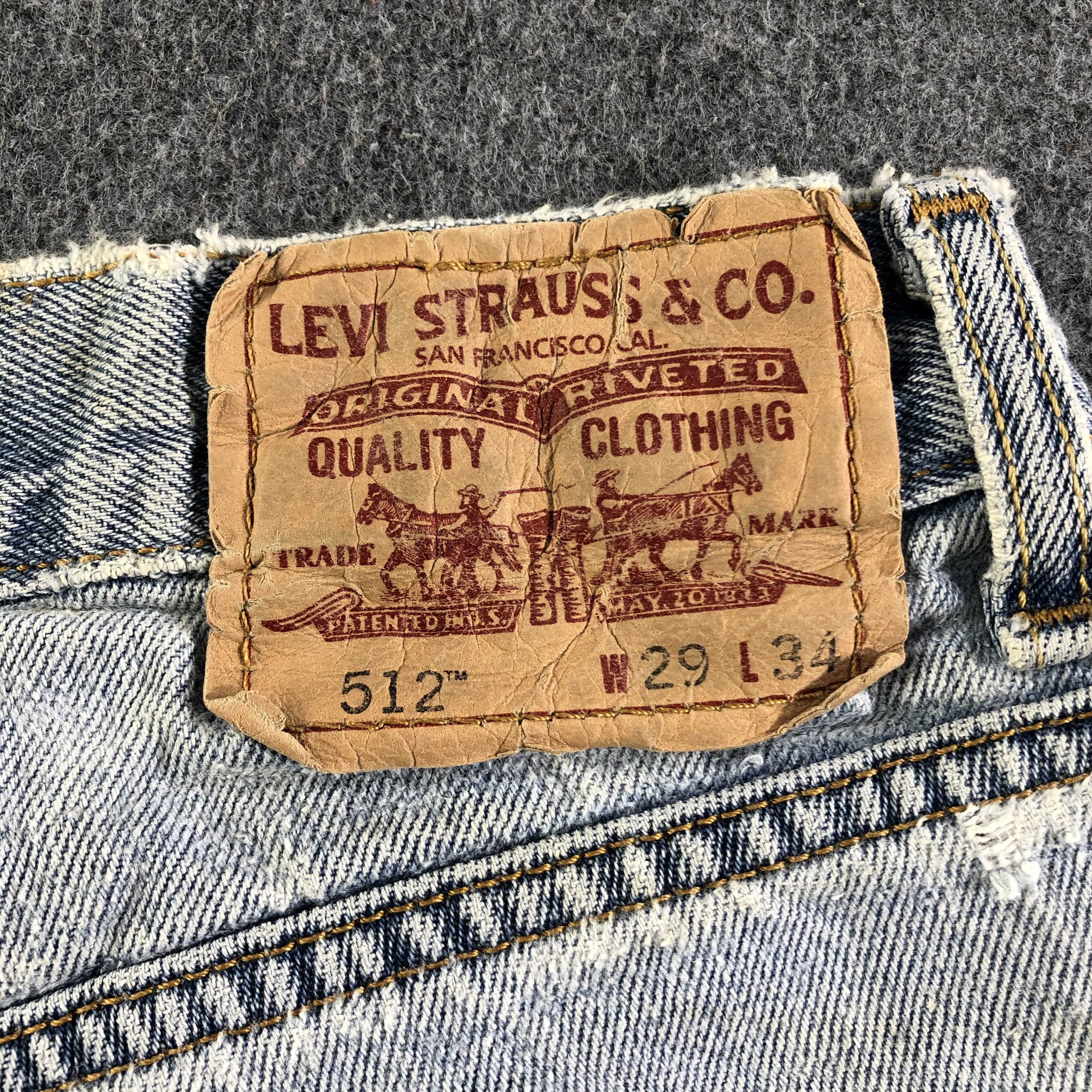 Levi's Vintage Light Wash Levis 512 Jeans-J3050 Size US 29 - 5 Thumbnail