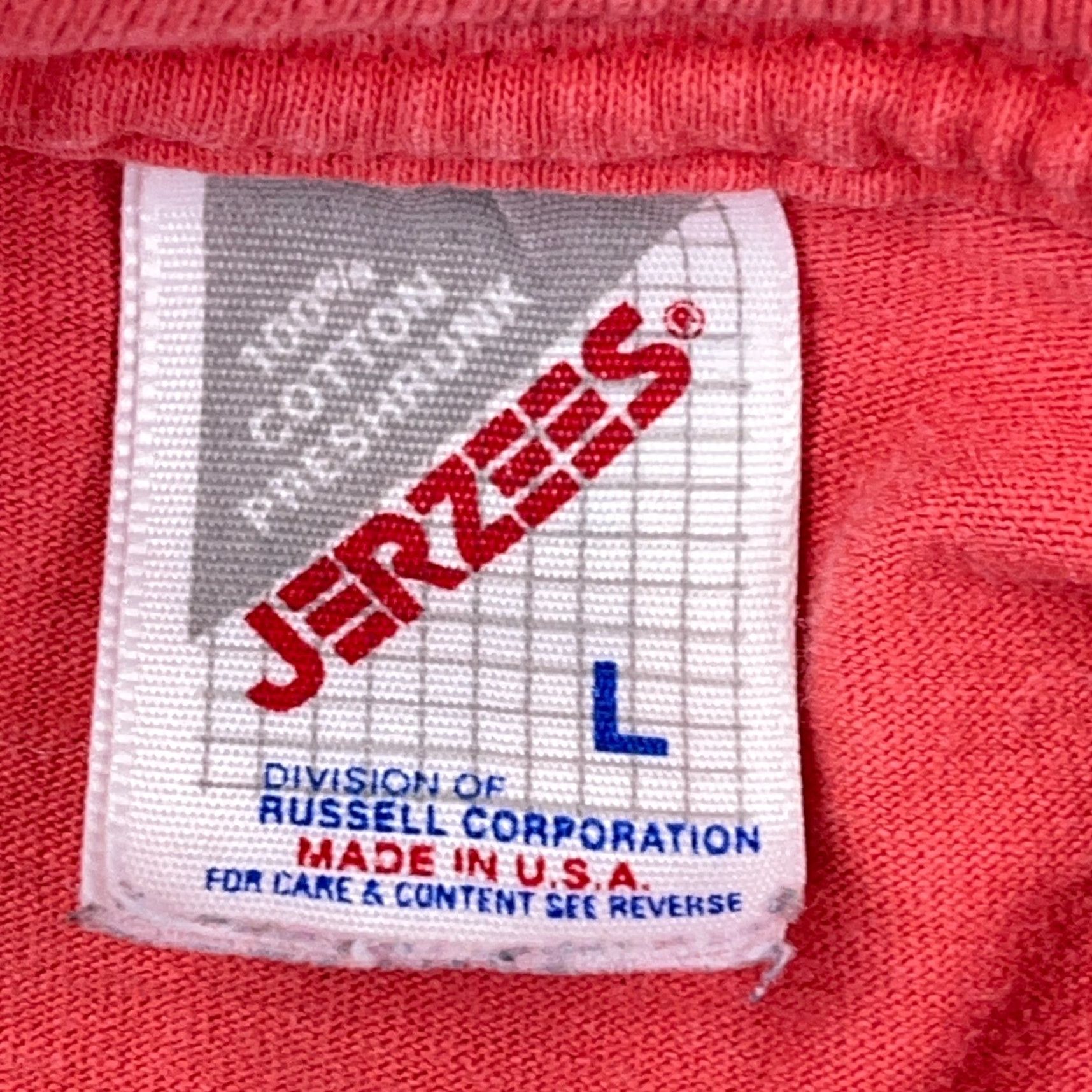 Jerzees VINTAGE Jerzees Shirt Men L Pink 80s 90s Sailboat Nautical Graphic Print Size US L / EU 52-54 / 3 - 5 Thumbnail