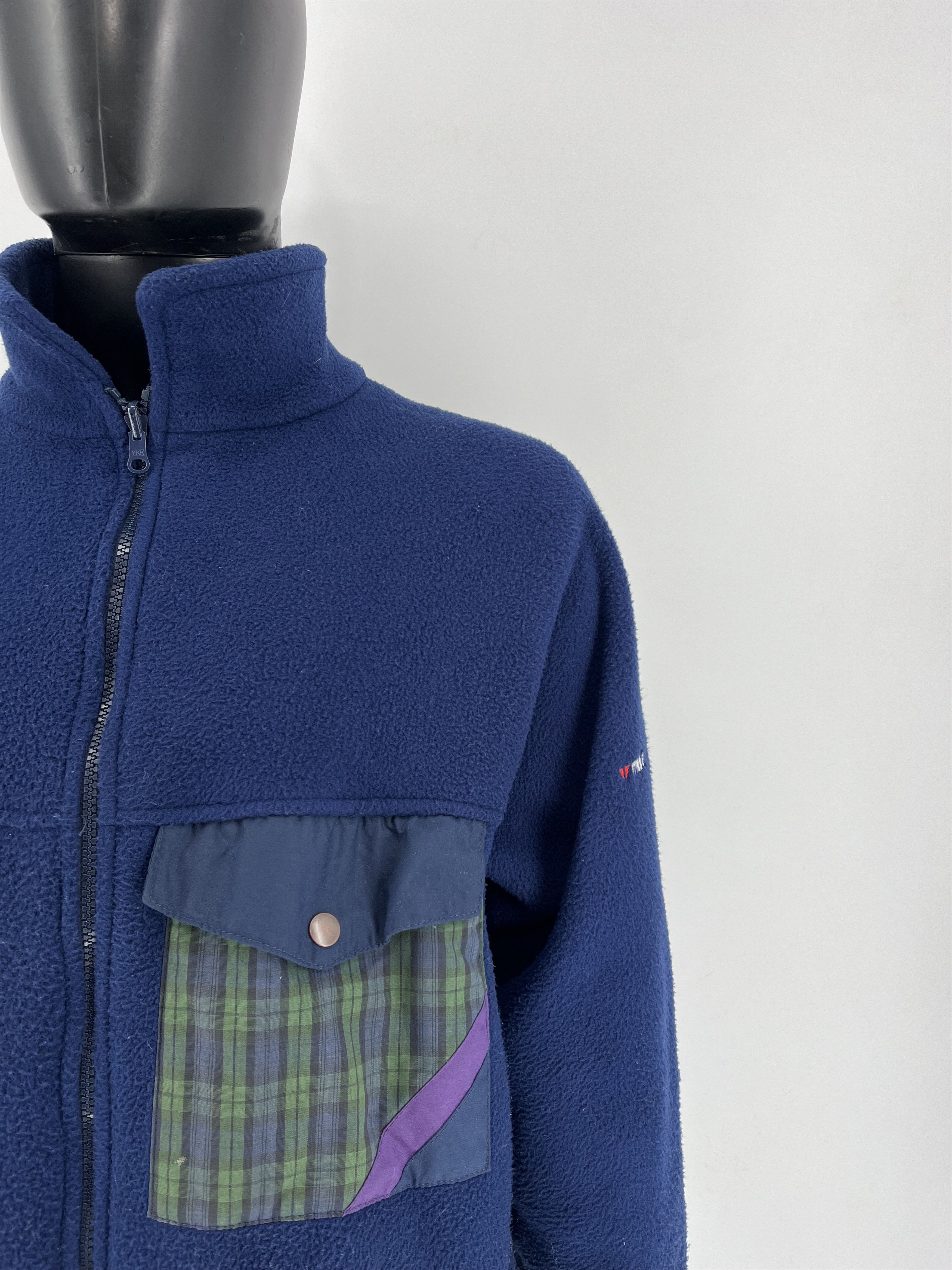 Vintage Vintage Reversible Jacket Sherpa - Nylon Jacket Size US XL / EU 56 / 4 - 7 Thumbnail