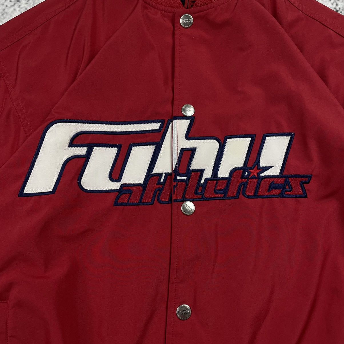 Fubu FUBU M Red Varsity Bomber Jacket Y2K Drip Swag Size US M / EU 48-50 / 2 - 8 Thumbnail