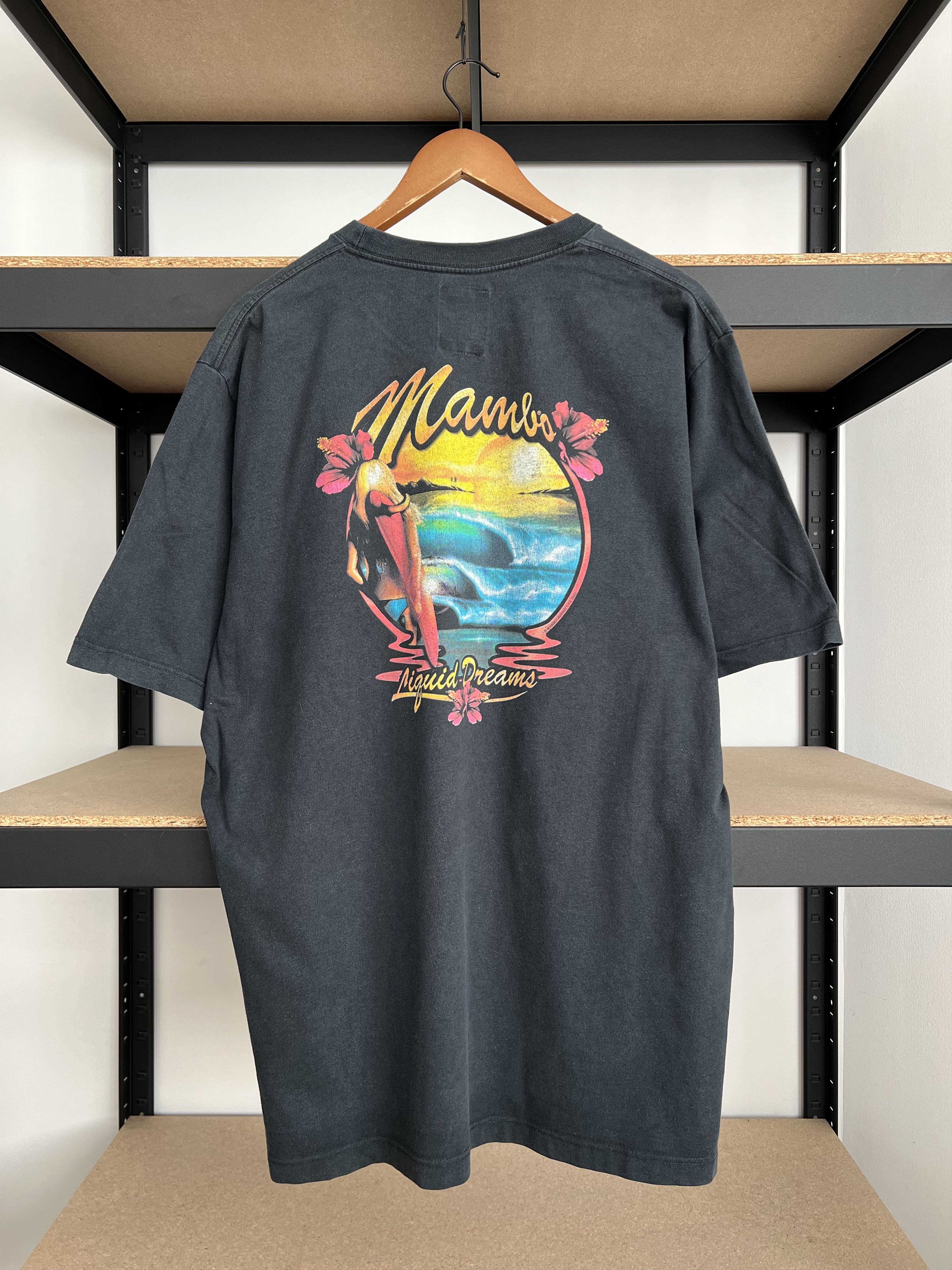 Mambo Vintage Mambo Liquid Dreams Australia Black T-shirt Size US XL / EU 56 / 4 - 1 Thumbnail