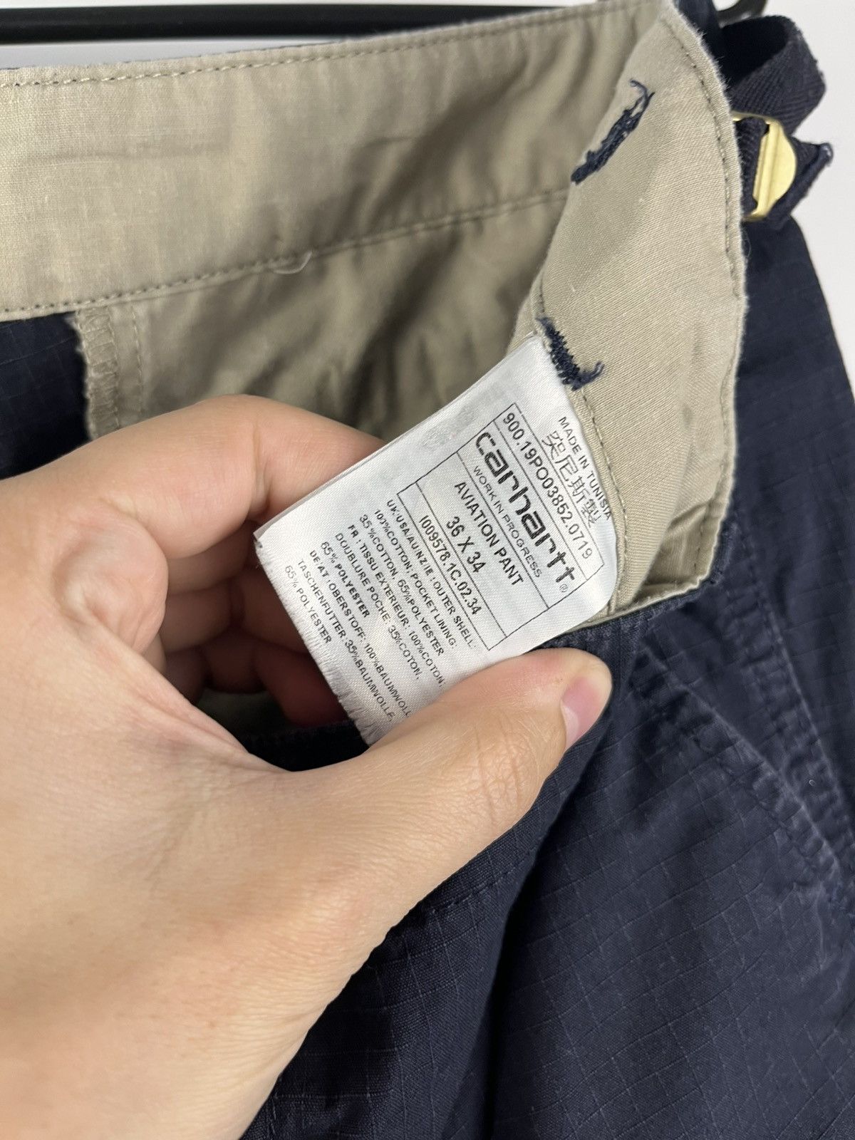 Carhartt Wip Carhartt WIP Cotton Cargo Aviation Pants Size US 36 / EU 52 - 9 Thumbnail